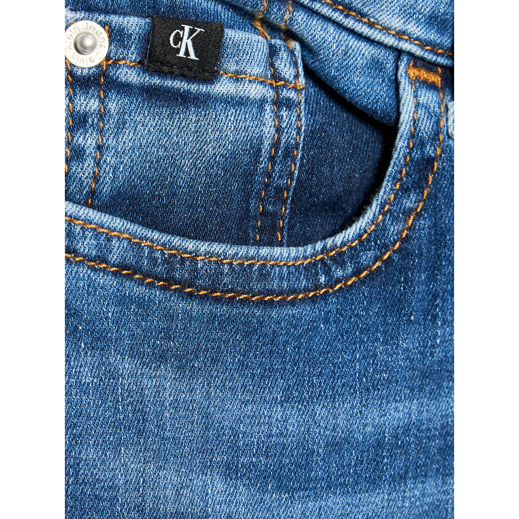 Calvin Klein Jeans Jeansy IB0IB01382 Modrá Regular Fit - Pepit.cz