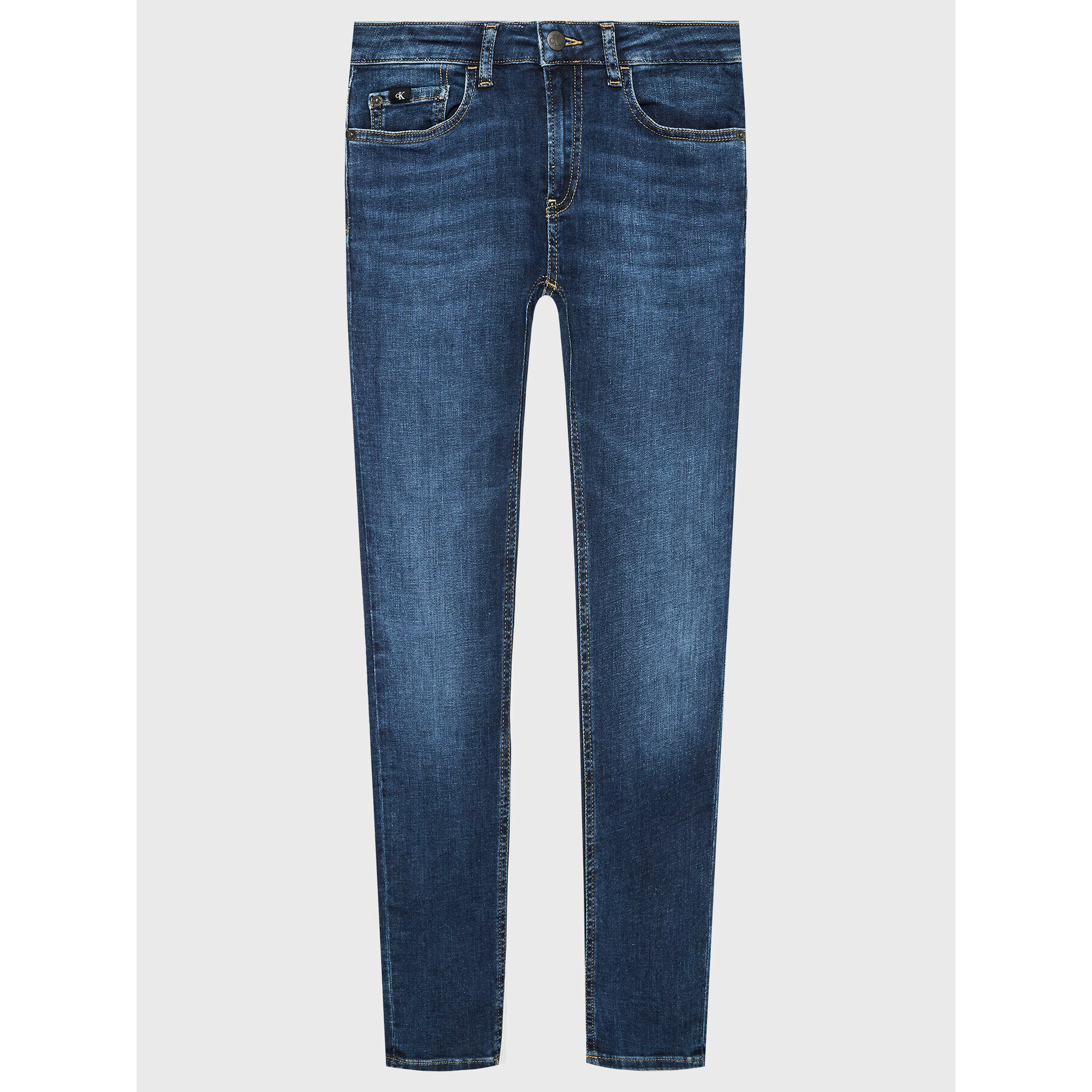 Calvin Klein Jeans Jeansy IB0IB01464 Tmavomodrá Skinny Fit - Pepit.cz