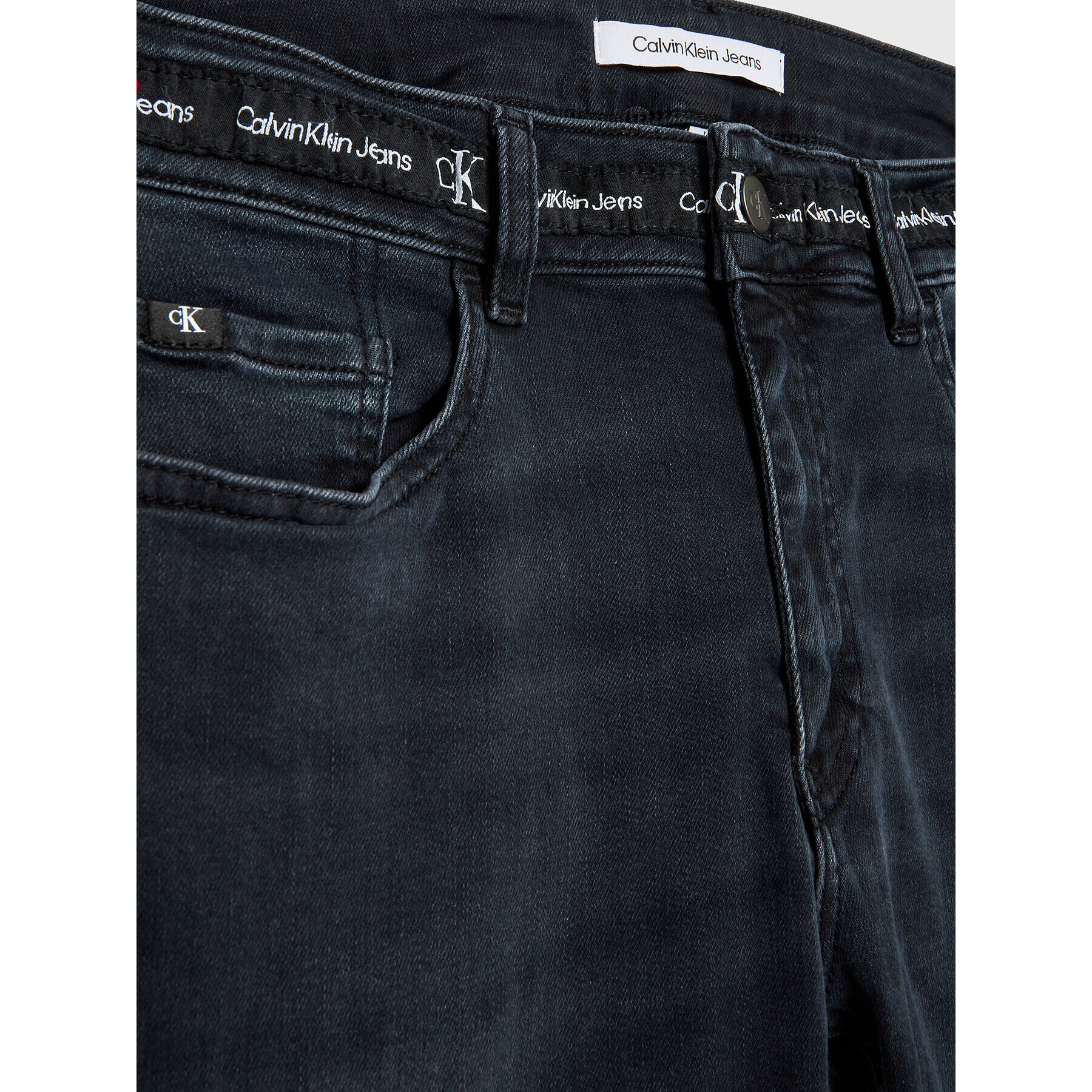 Calvin Klein Jeans Jeansy IB0IB01546 Tmavomodrá Skinny Fit - Pepit.cz