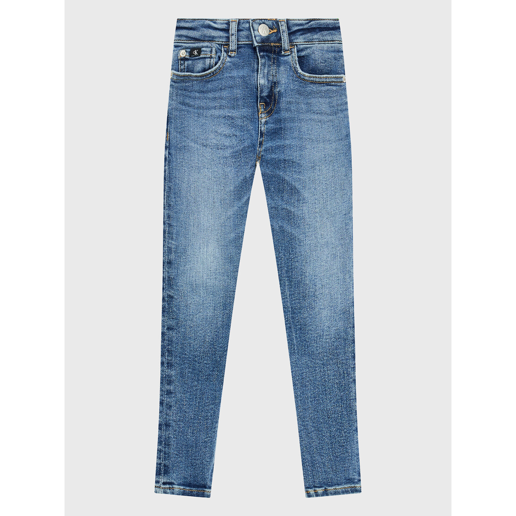 Calvin Klein Jeans Jeansy IB0IB01551 Modrá Skinny Fit - Pepit.cz