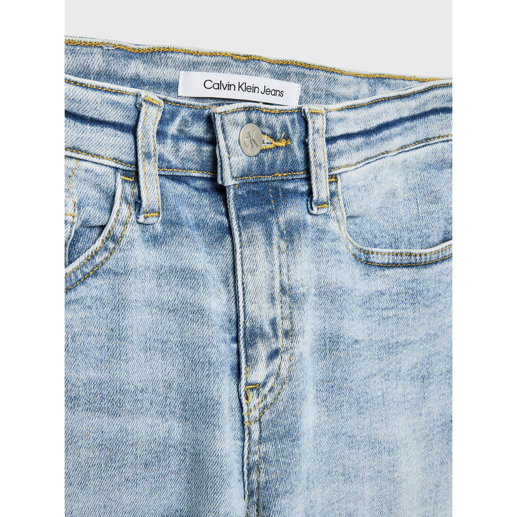 Calvin Klein Jeans Jeansy IB0IB01555 Modrá Slim Fit - Pepit.cz