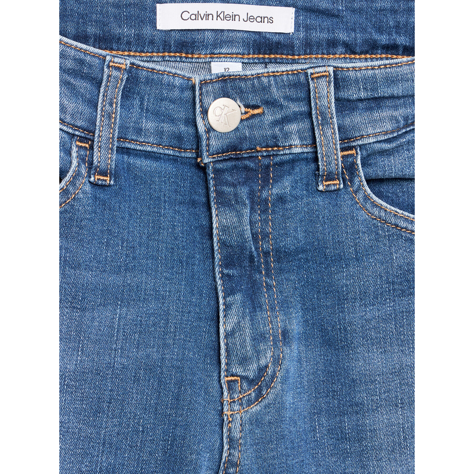 Calvin Klein Jeans Jeansy IB0IB01586 Modrá Slim Fit - Pepit.cz