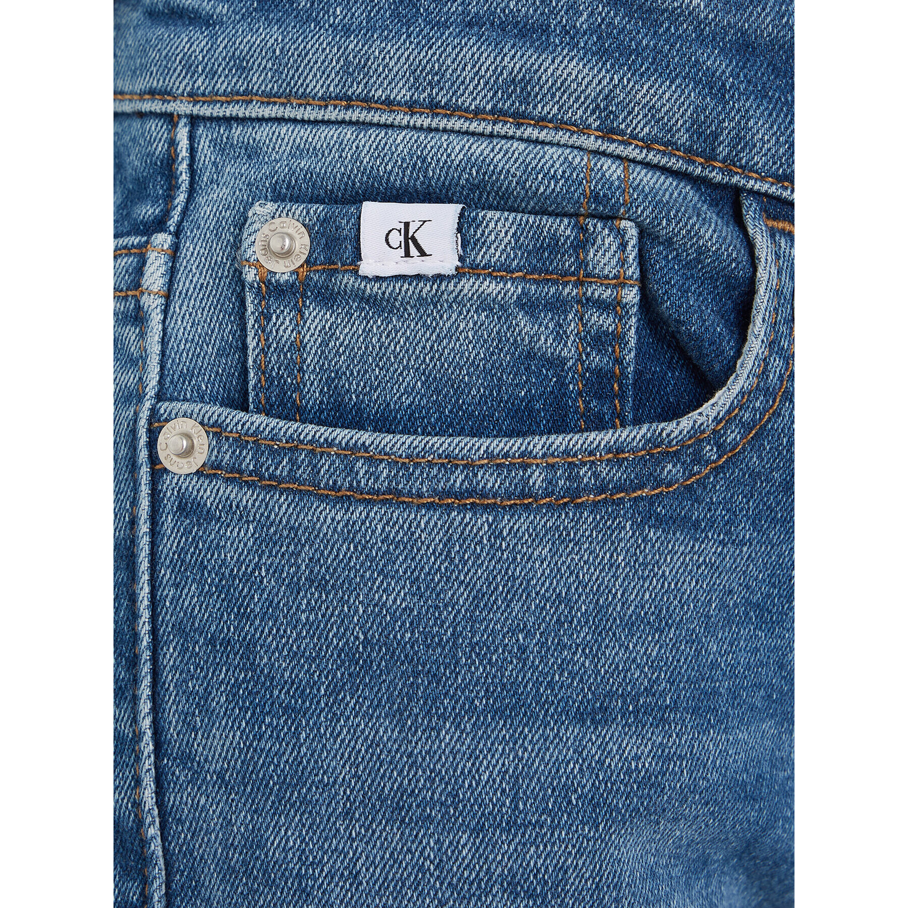 Calvin Klein Jeans Jeansy IB0IB01716 Modrá Slim Fit - Pepit.cz