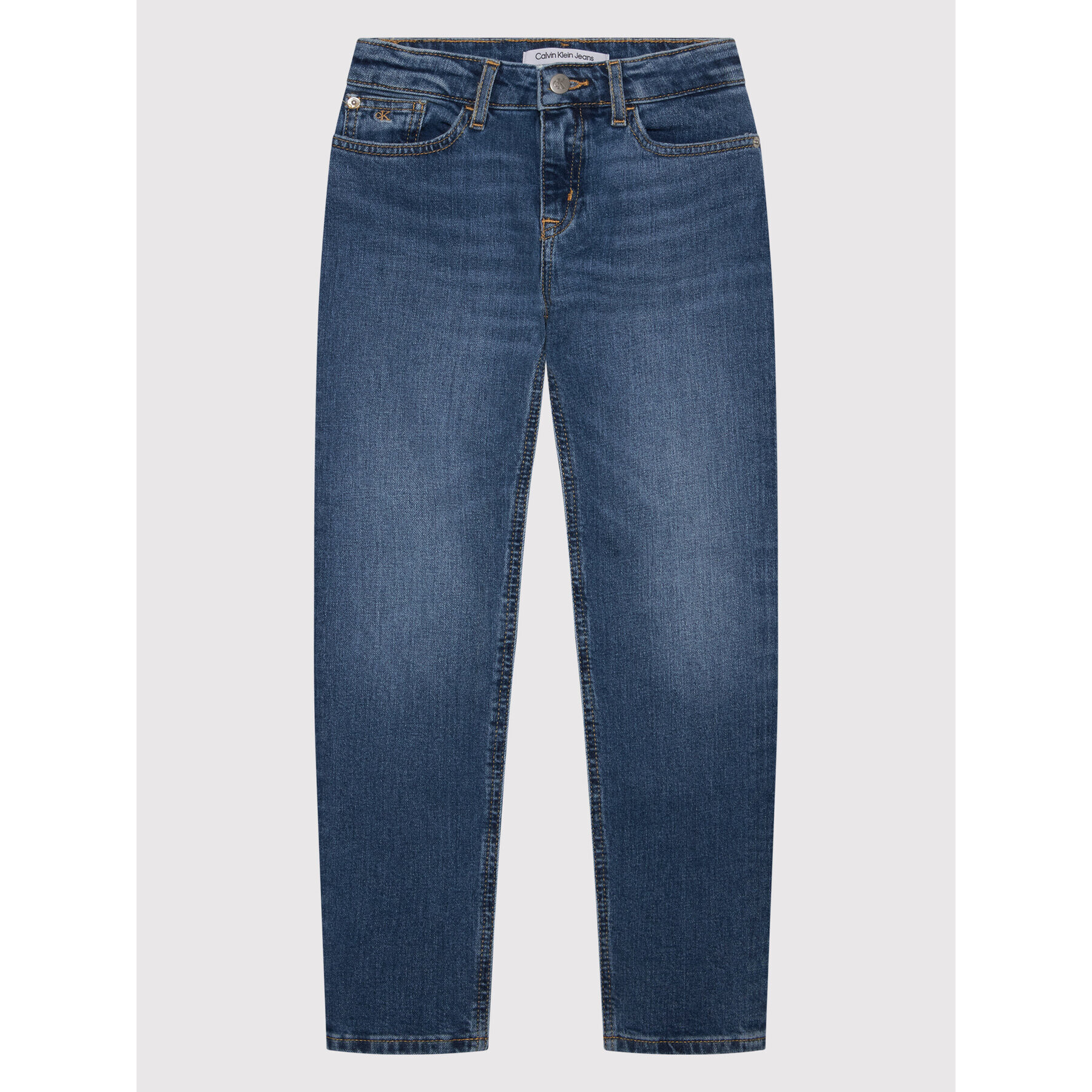 Calvin Klein Jeans Jeansy IG0IG01241 Tmavomodrá Relaxed Fit - Pepit.cz