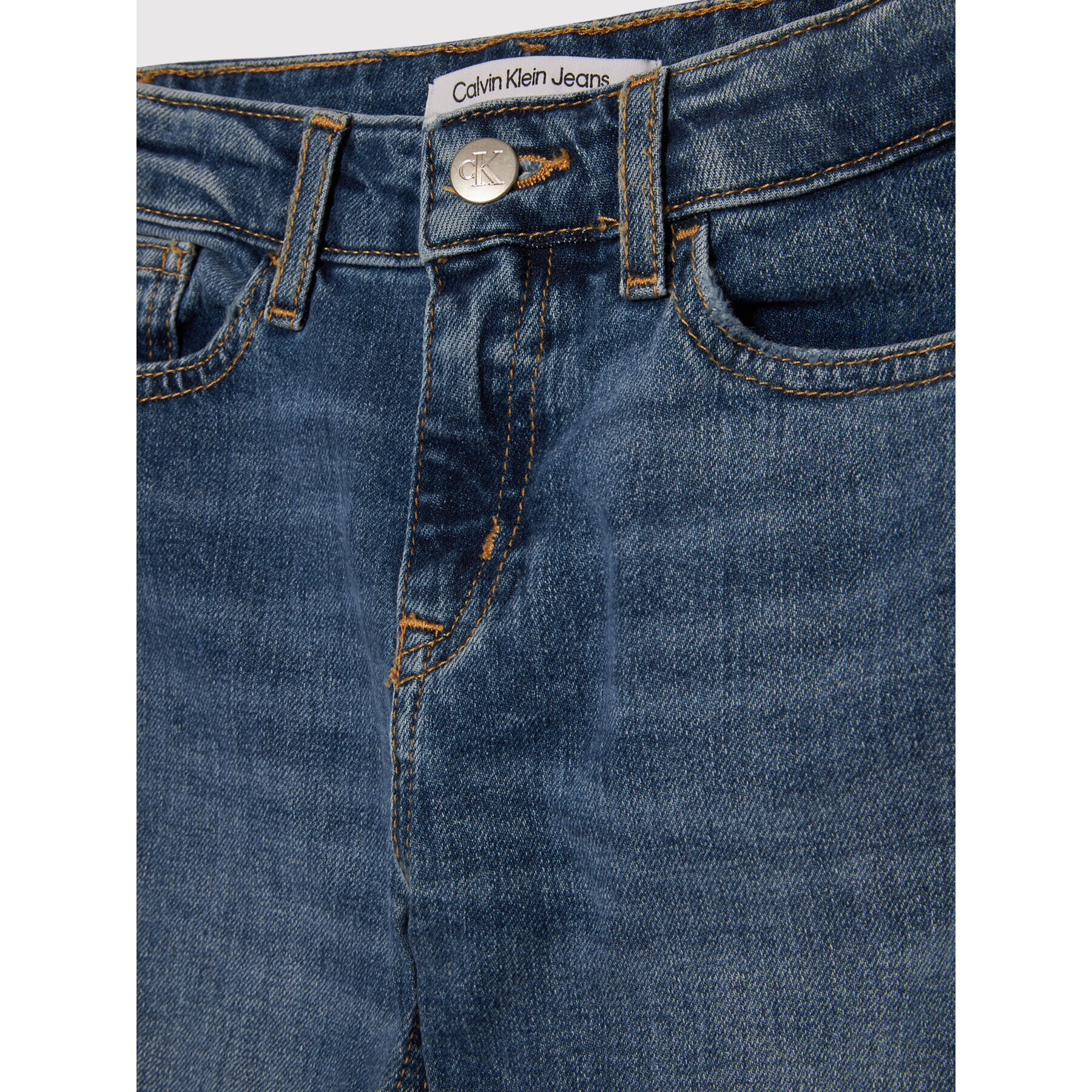 Calvin Klein Jeans Jeansy IG0IG01241 Tmavomodrá Relaxed Fit - Pepit.cz