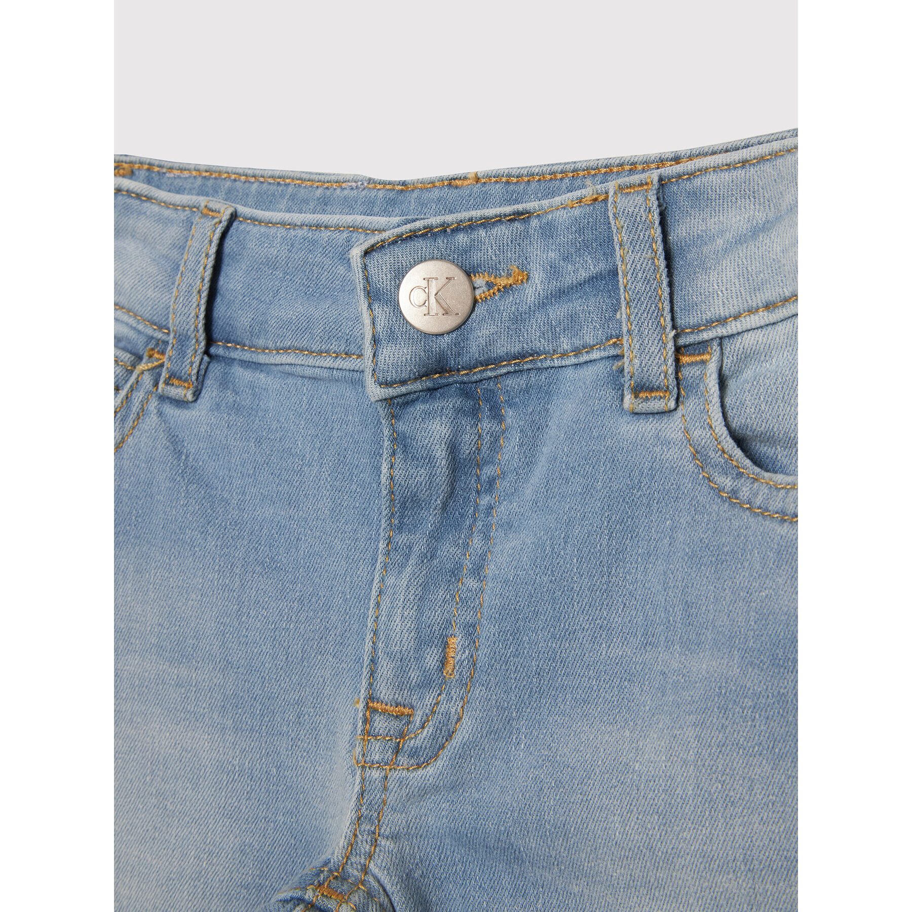 Calvin Klein Jeans Jeansy IG0IG01464 Modrá Skinny Fit - Pepit.cz