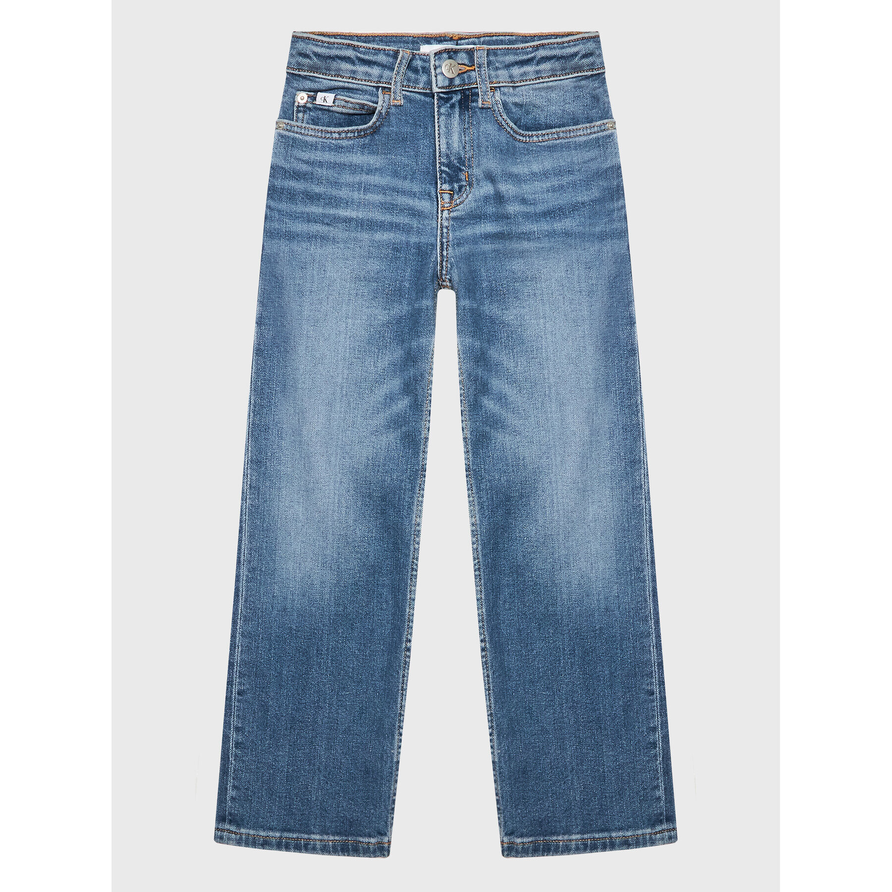 Calvin Klein Jeans Jeansy IG0IG01507 Modrá Relaxed Fit - Pepit.cz