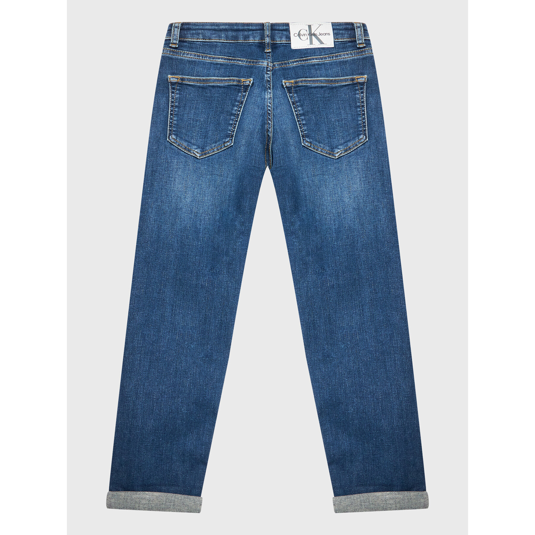 Calvin Klein Jeans Jeansy IG0IG01590 Tmavomodrá Relaxed Fit - Pepit.cz