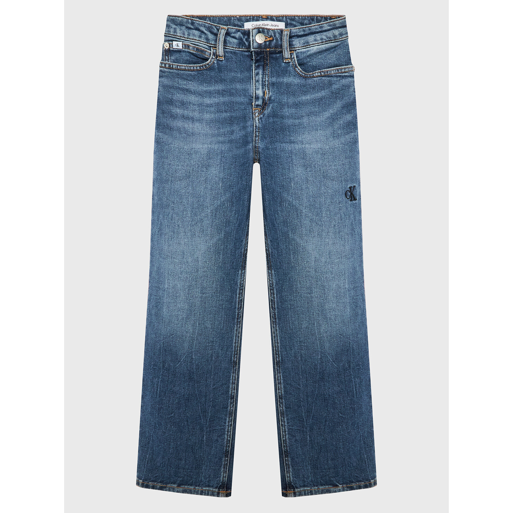 Calvin Klein Jeans Jeansy IG0IG01807 Modrá Relaxed Fit - Pepit.cz