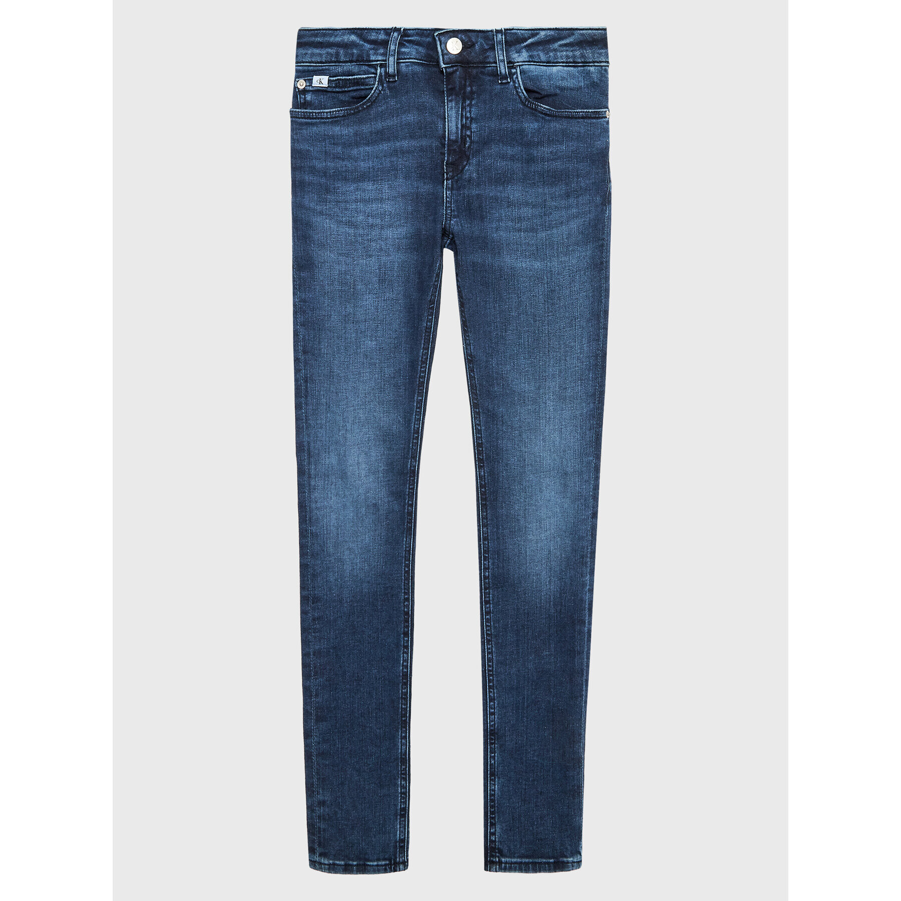 Calvin Klein Jeans Jeansy IG0IG01887 Modrá Skinny Fit - Pepit.cz