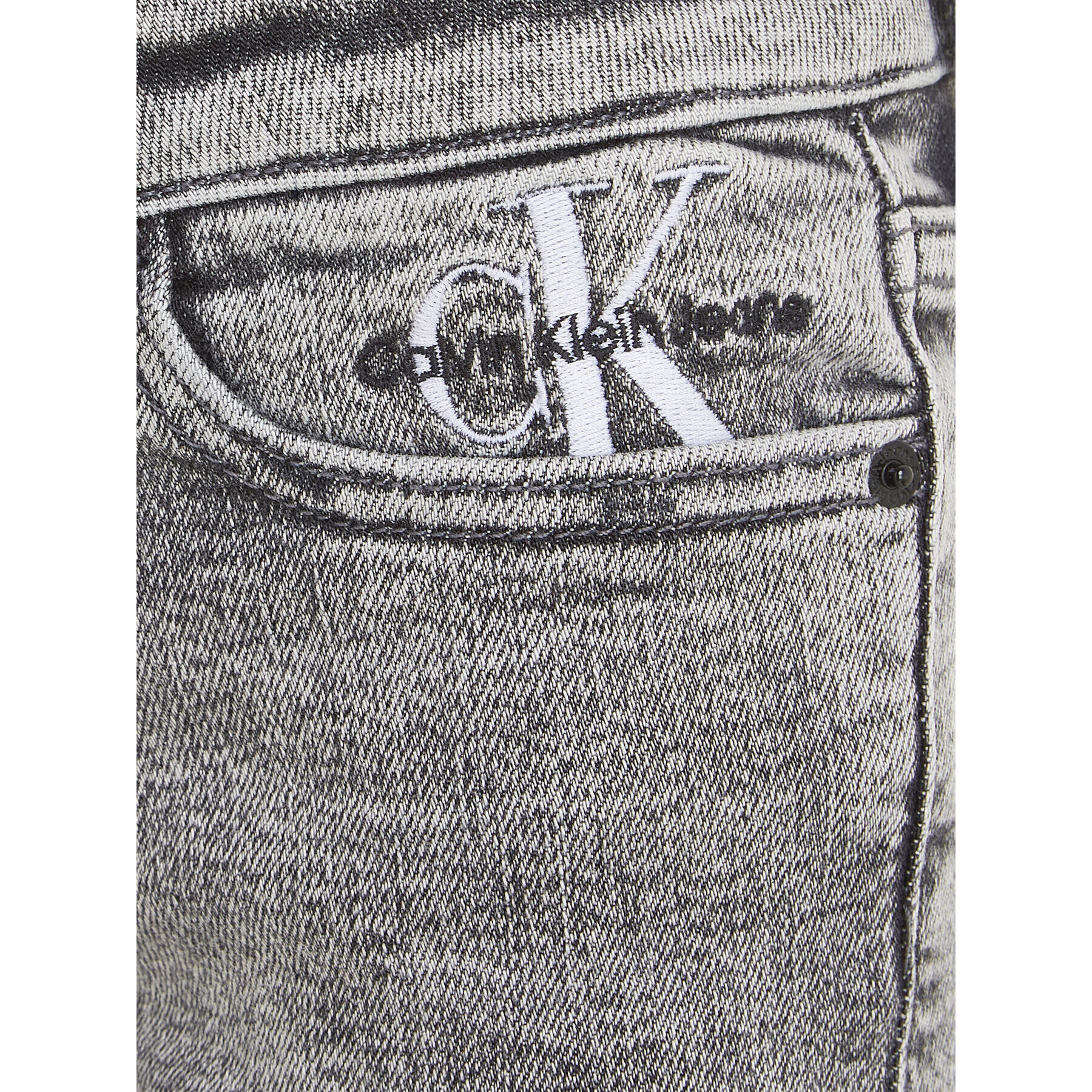 Calvin Klein Jeans Jeansy IG0IG02155 Šedá Skinny Fit - Pepit.cz