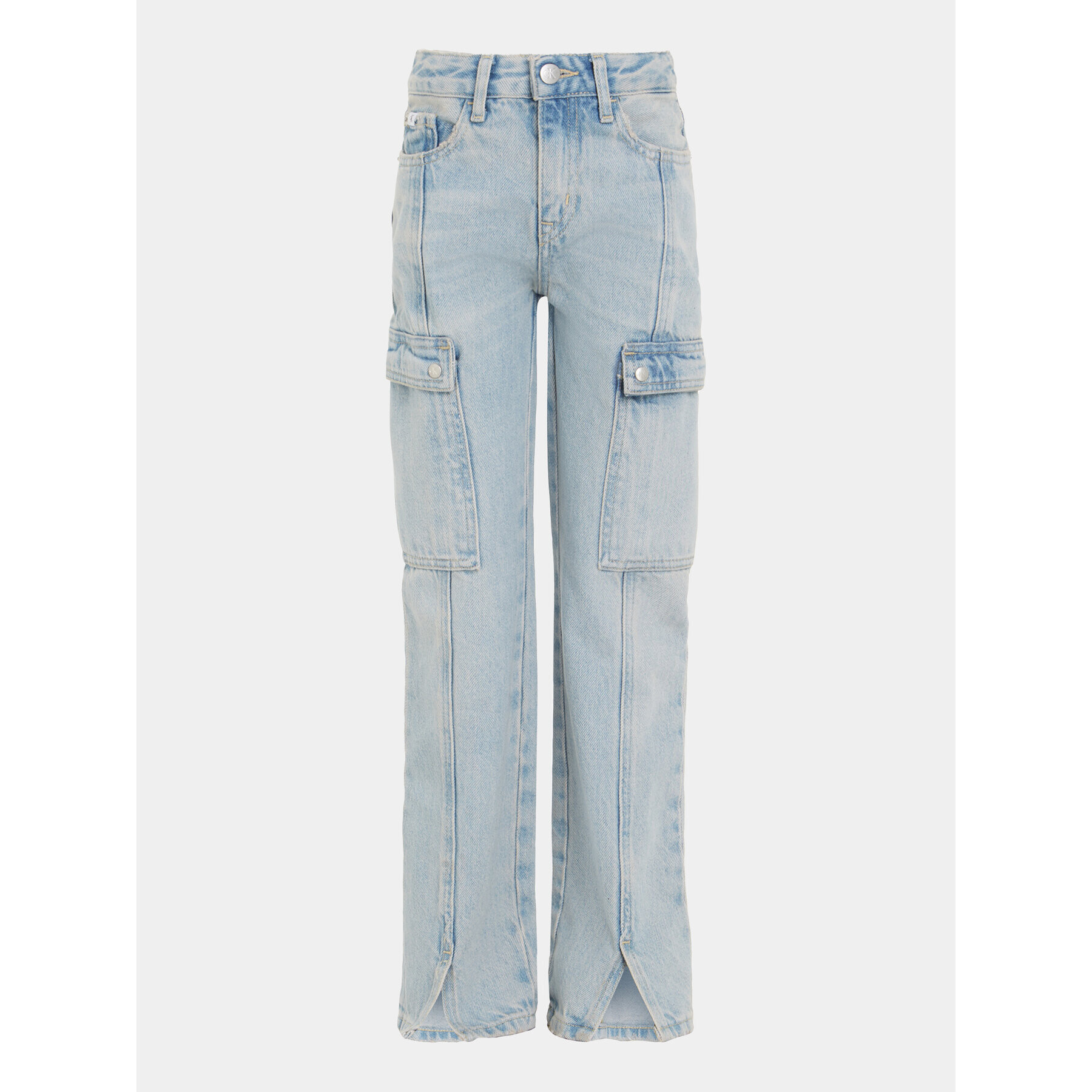 Calvin Klein Jeans Jeansy IG0IG02365 Modrá Straight Fit - Pepit.cz