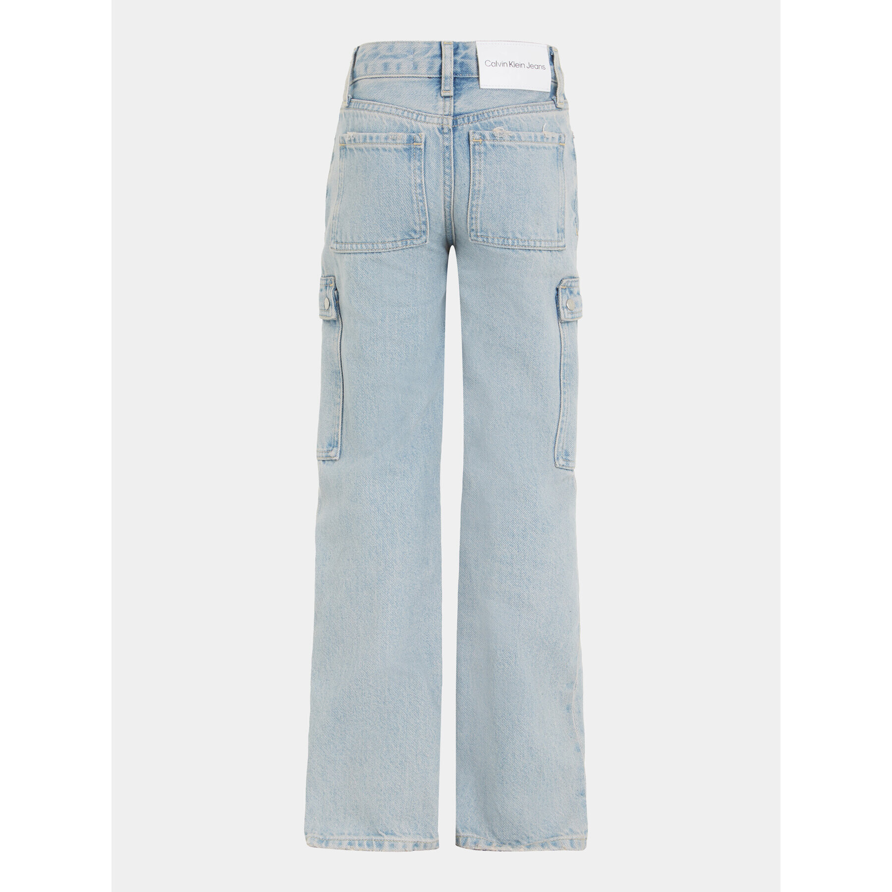 Calvin Klein Jeans Jeansy IG0IG02365 Modrá Straight Fit - Pepit.cz