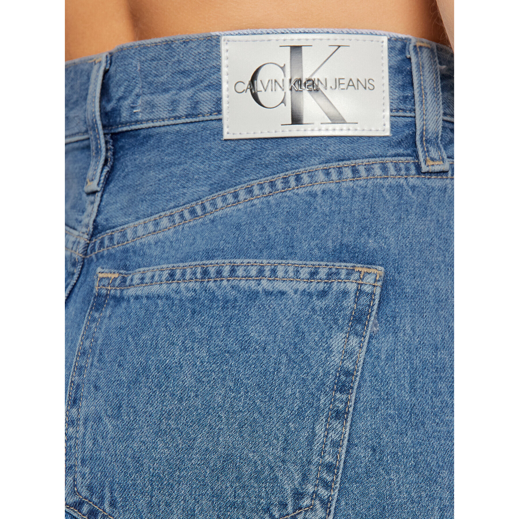 Calvin Klein Jeans Jeansy J20J217544 Modrá Regular Fit - Pepit.cz