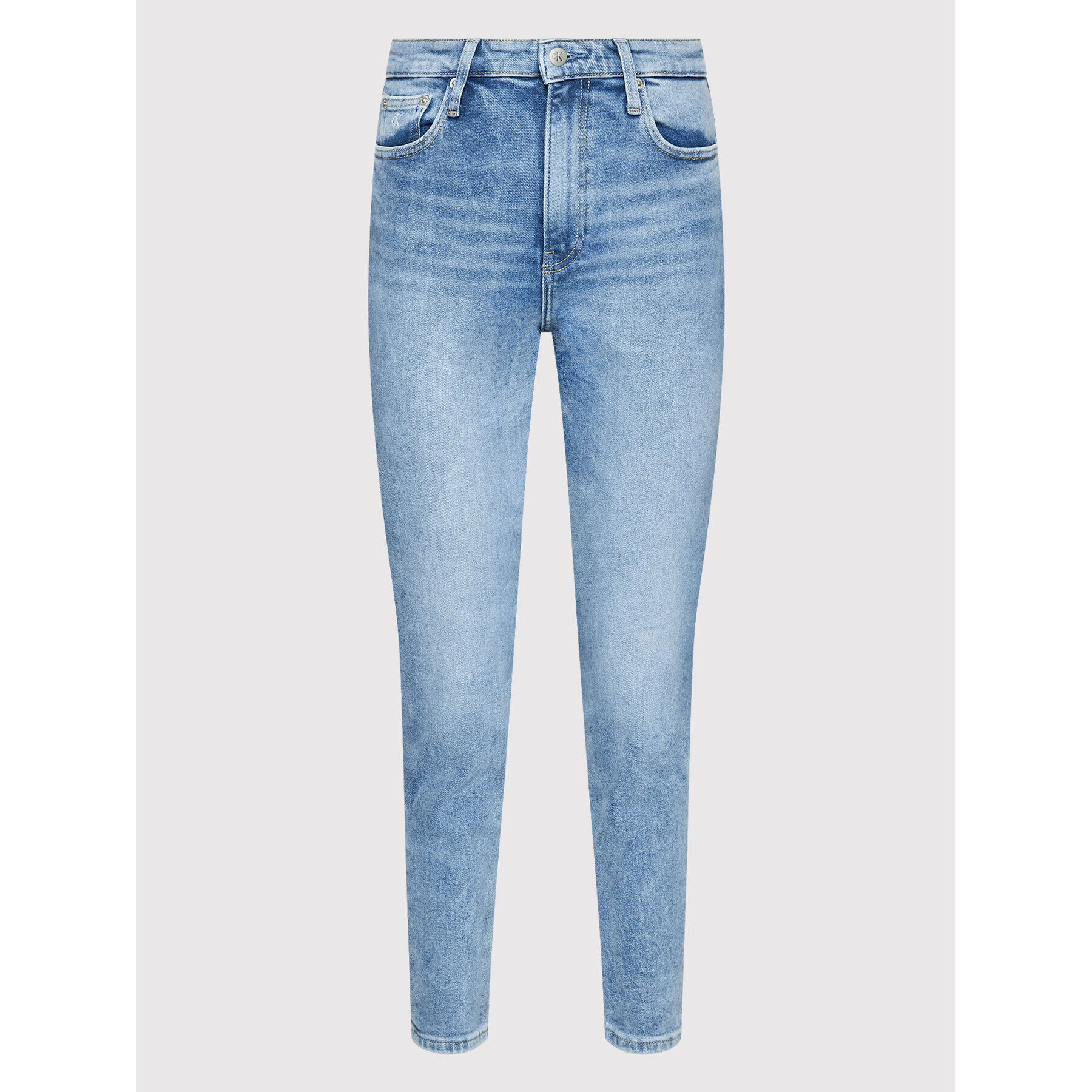 Calvin Klein Jeans Jeansy J20J219319 Modrá Mom Fit - Pepit.cz