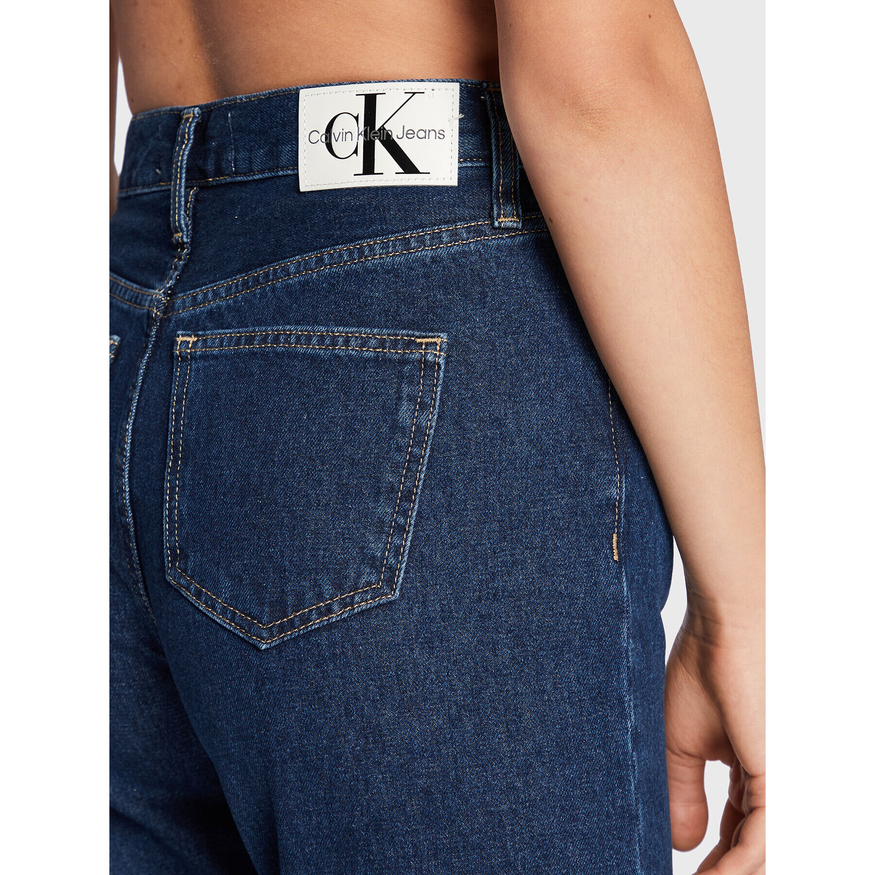 Calvin Klein Jeans Jeansy J20J219502 Modrá Regular Fit - Pepit.cz