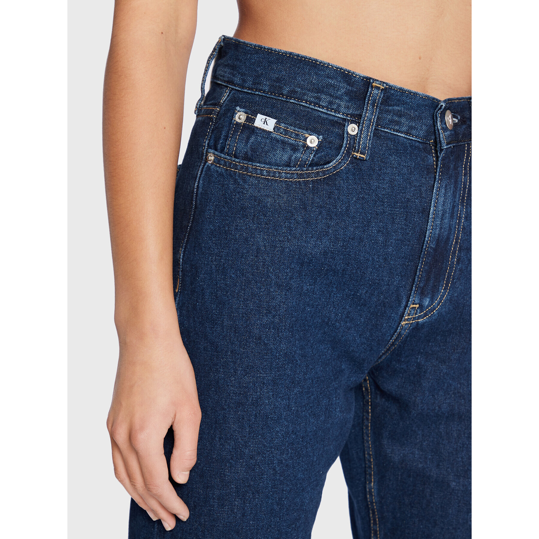 Calvin Klein Jeans Jeansy J20J219502 Modrá Regular Fit - Pepit.cz