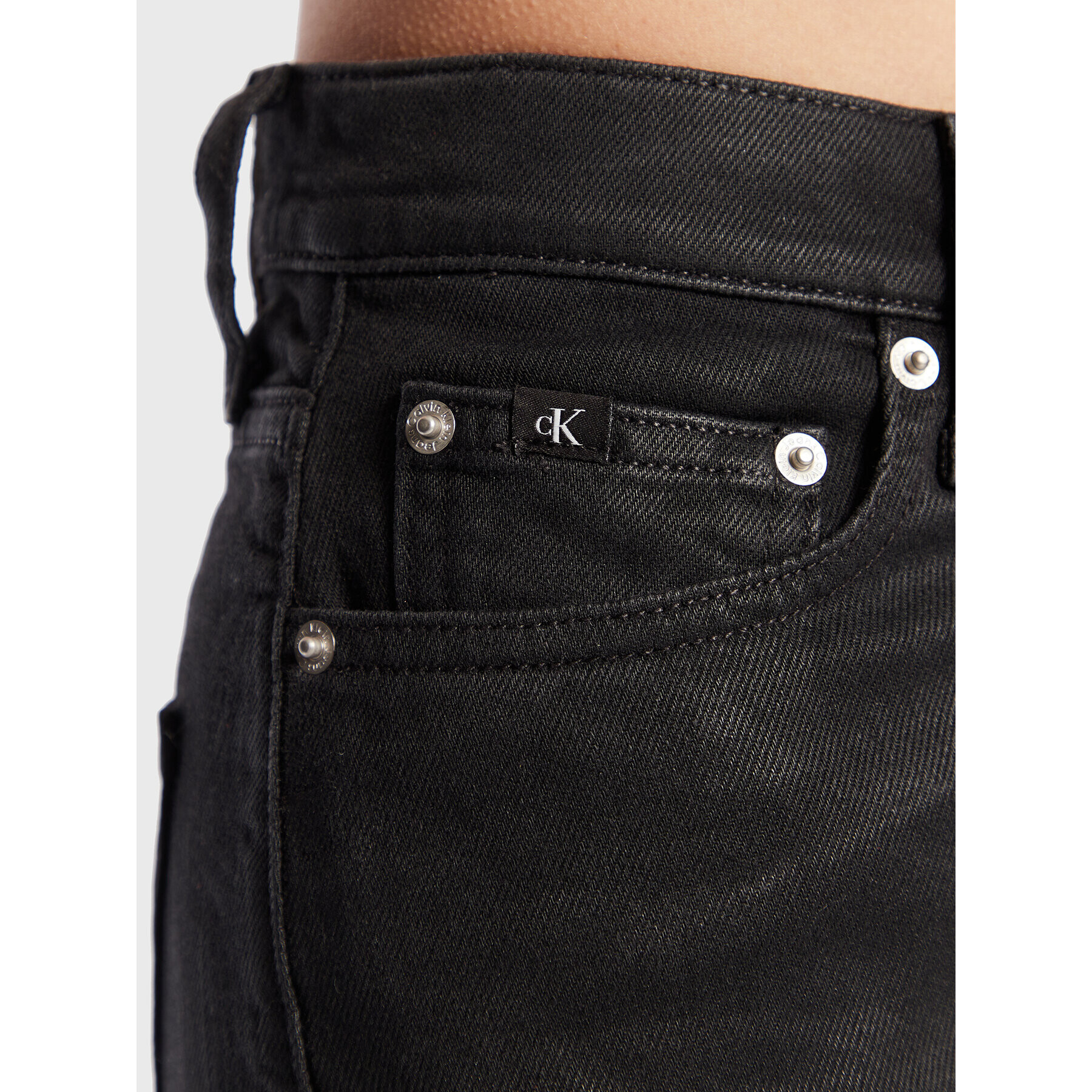 Calvin Klein Jeans Jeansy J20J220211 Černá Regular Fit - Pepit.cz