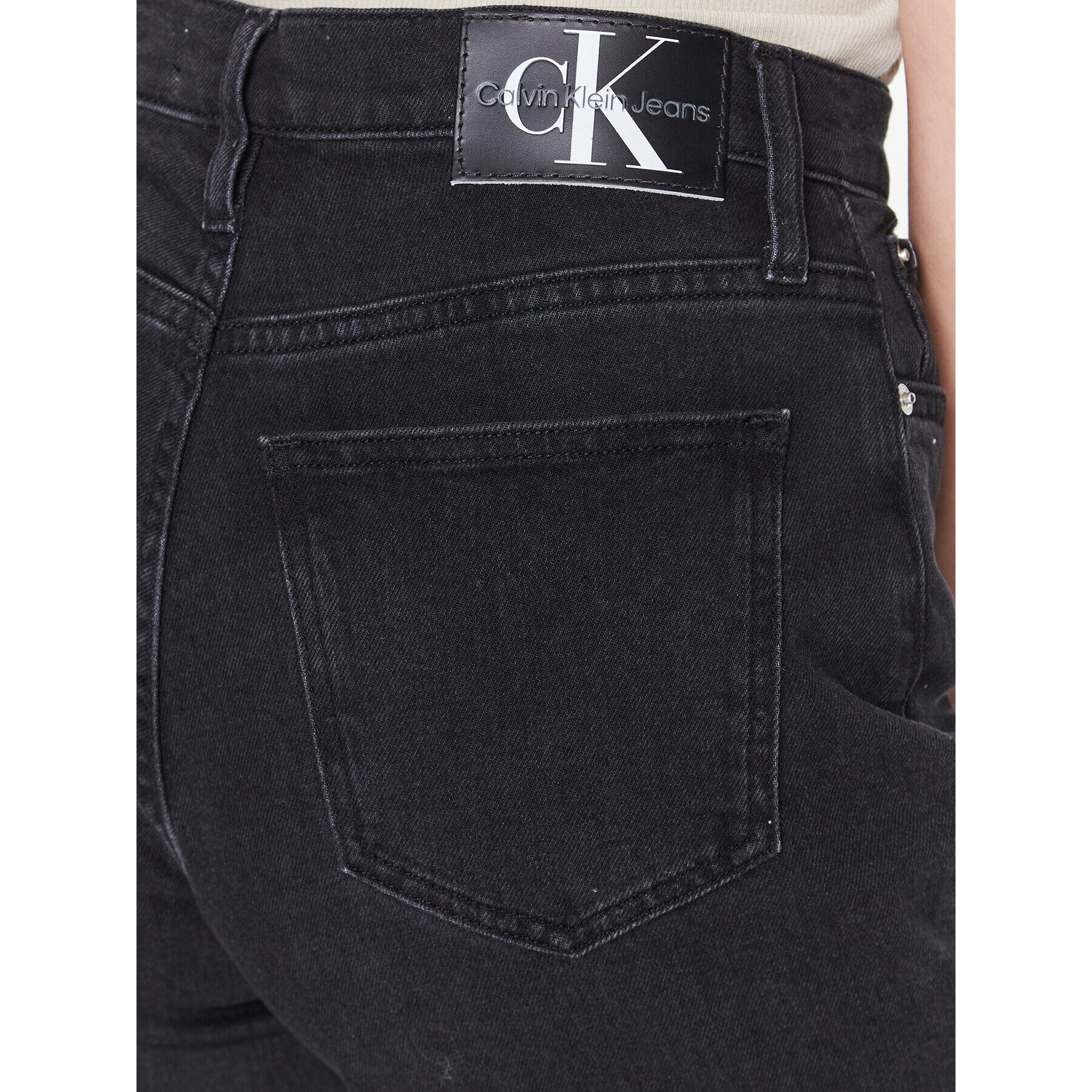 Calvin Klein Jeans Jeansy J20J220602 Černá Regular Fit - Pepit.cz