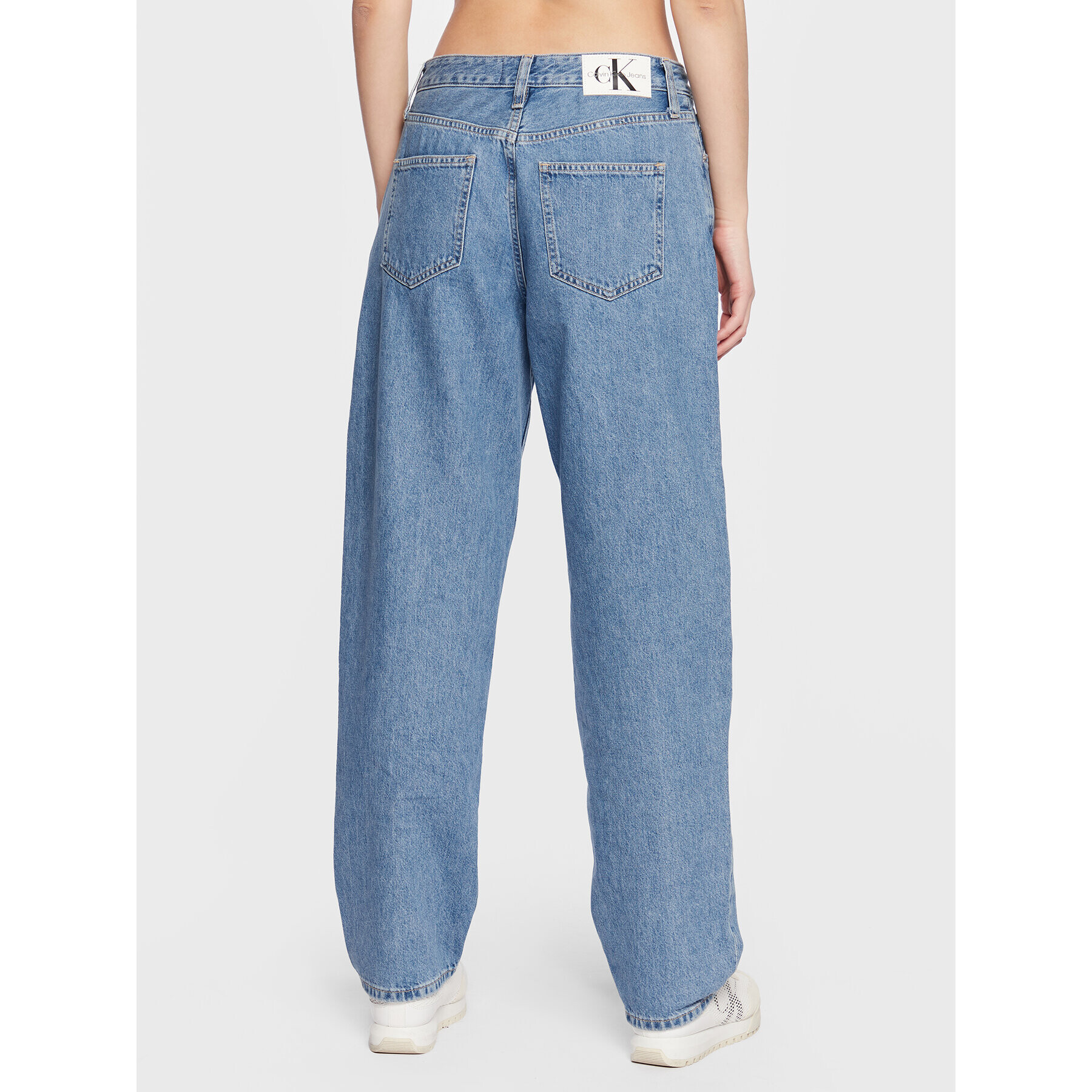 Calvin Klein Jeans Jeansy J20J220624 Modrá Straight Fit - Pepit.cz