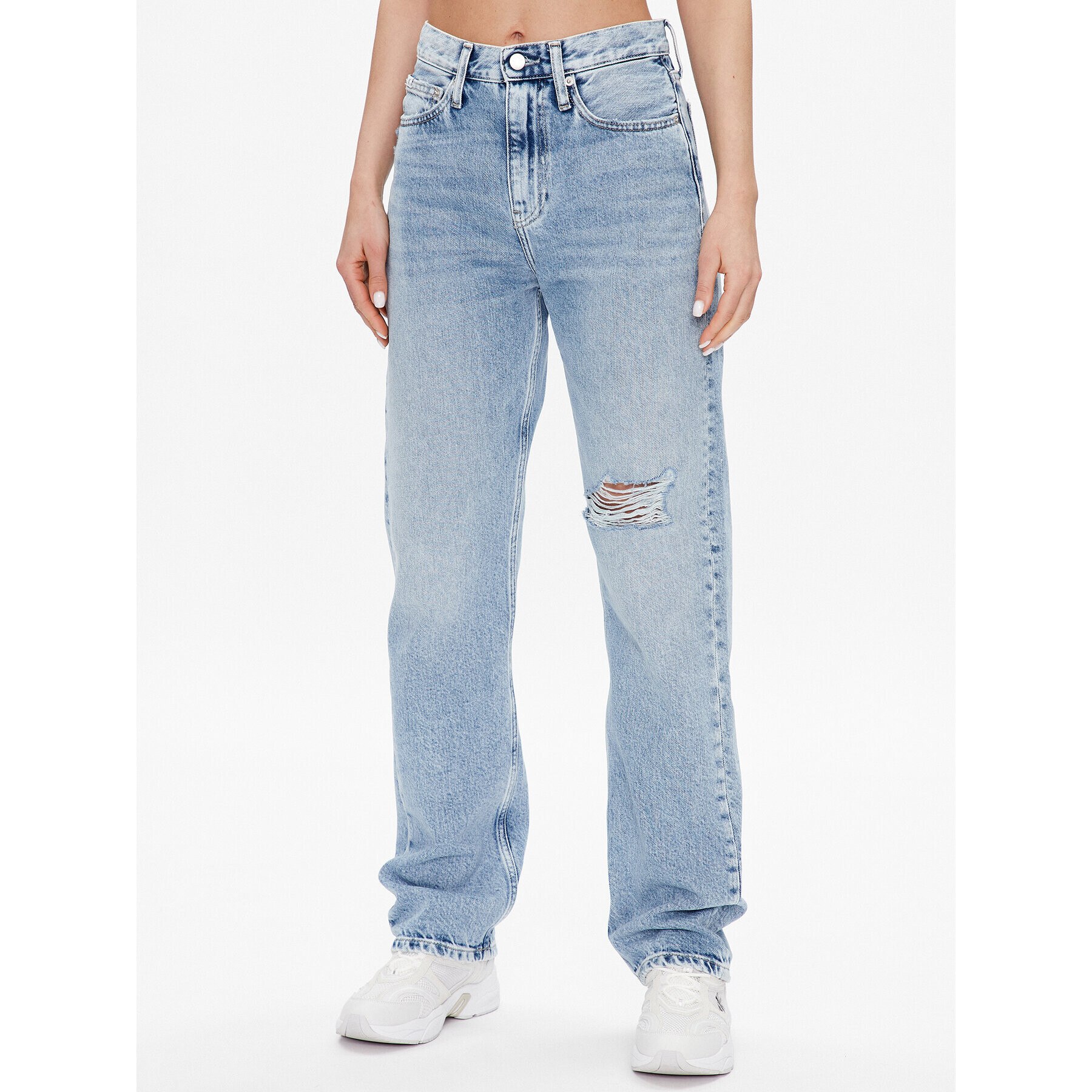 Calvin Klein Jeans Jeansy J20J220633 Modrá Regular Fit - Pepit.cz