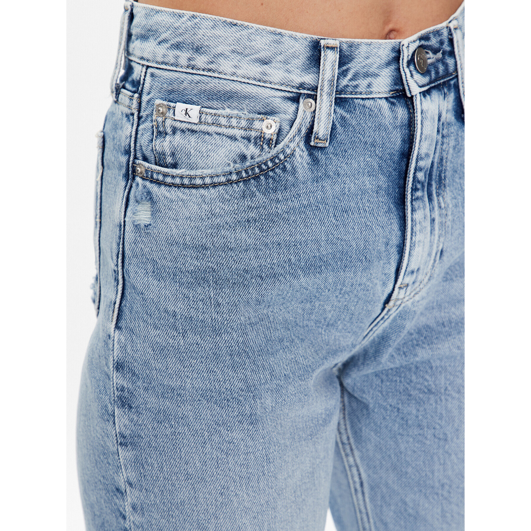 Calvin Klein Jeans Jeansy J20J220633 Modrá Regular Fit - Pepit.cz