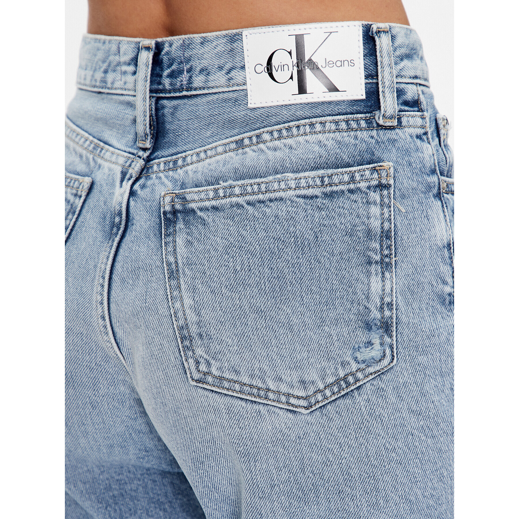 Calvin Klein Jeans Jeansy J20J220633 Modrá Regular Fit - Pepit.cz