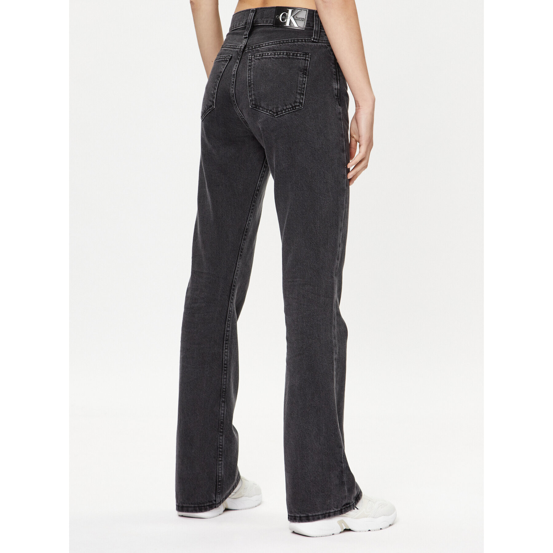 Calvin Klein Jeans Jeansy J20J221234 Černá Straight Leg - Pepit.cz