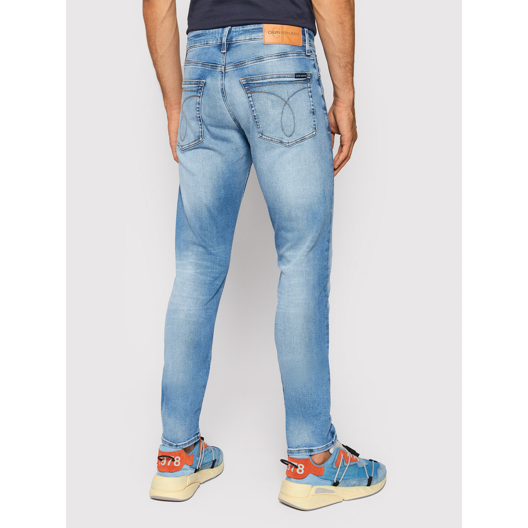 Calvin Klein Jeans Jeansy J30J317222 Modrá Slim Fit - Pepit.cz