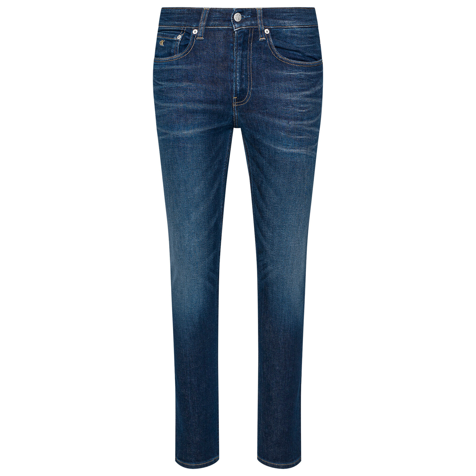 Calvin Klein Jeans Jeansy J30J317658 Tmavomodrá Skinny Fit - Pepit.cz