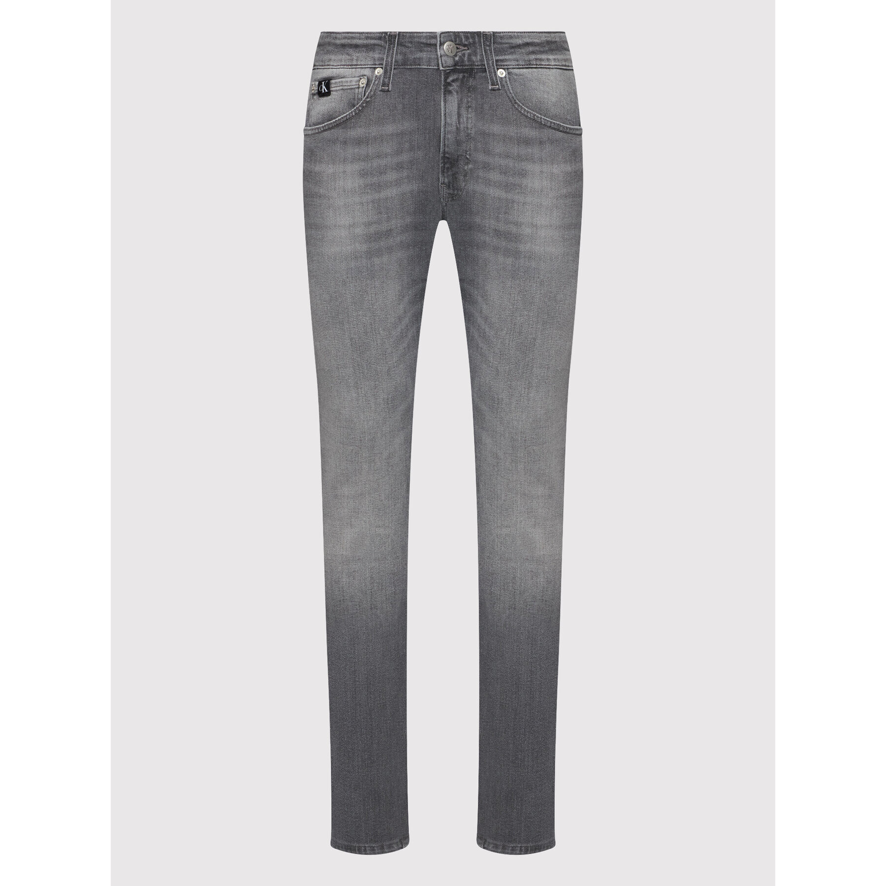 Calvin Klein Jeans Jeansy J30J318887 Šedá Slim Fit - Pepit.cz