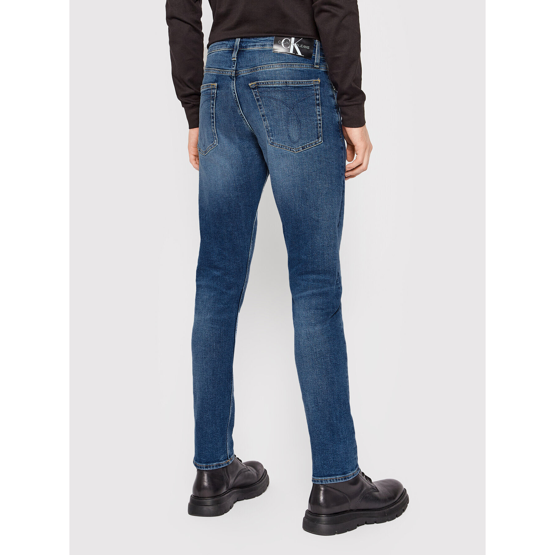 Calvin Klein Jeans Jeansy J30J318976 Modrá Slim Fit - Pepit.cz