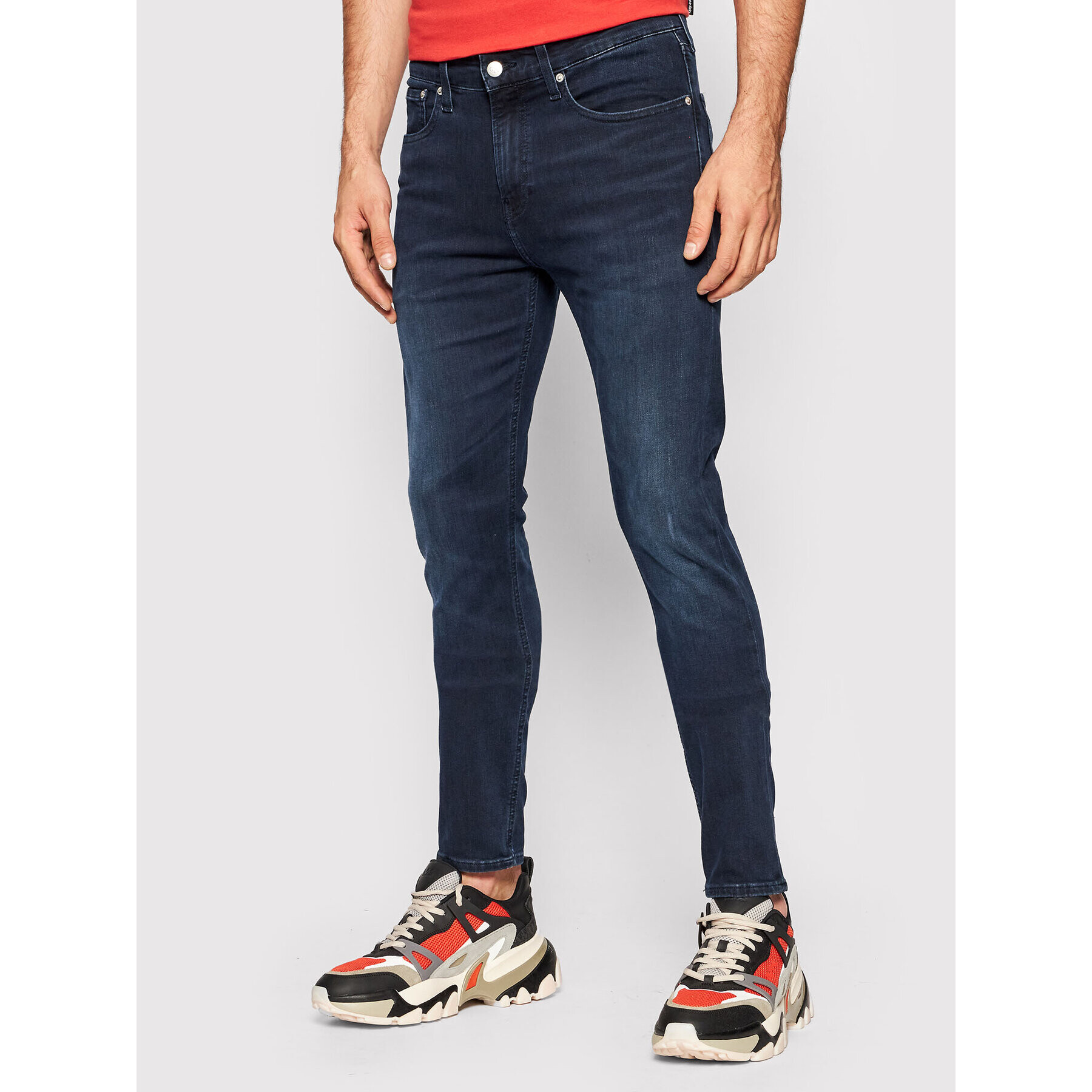 Calvin Klein Jeans Jeansy J30J319009 Tmavomodrá Skinny Fit - Pepit.cz