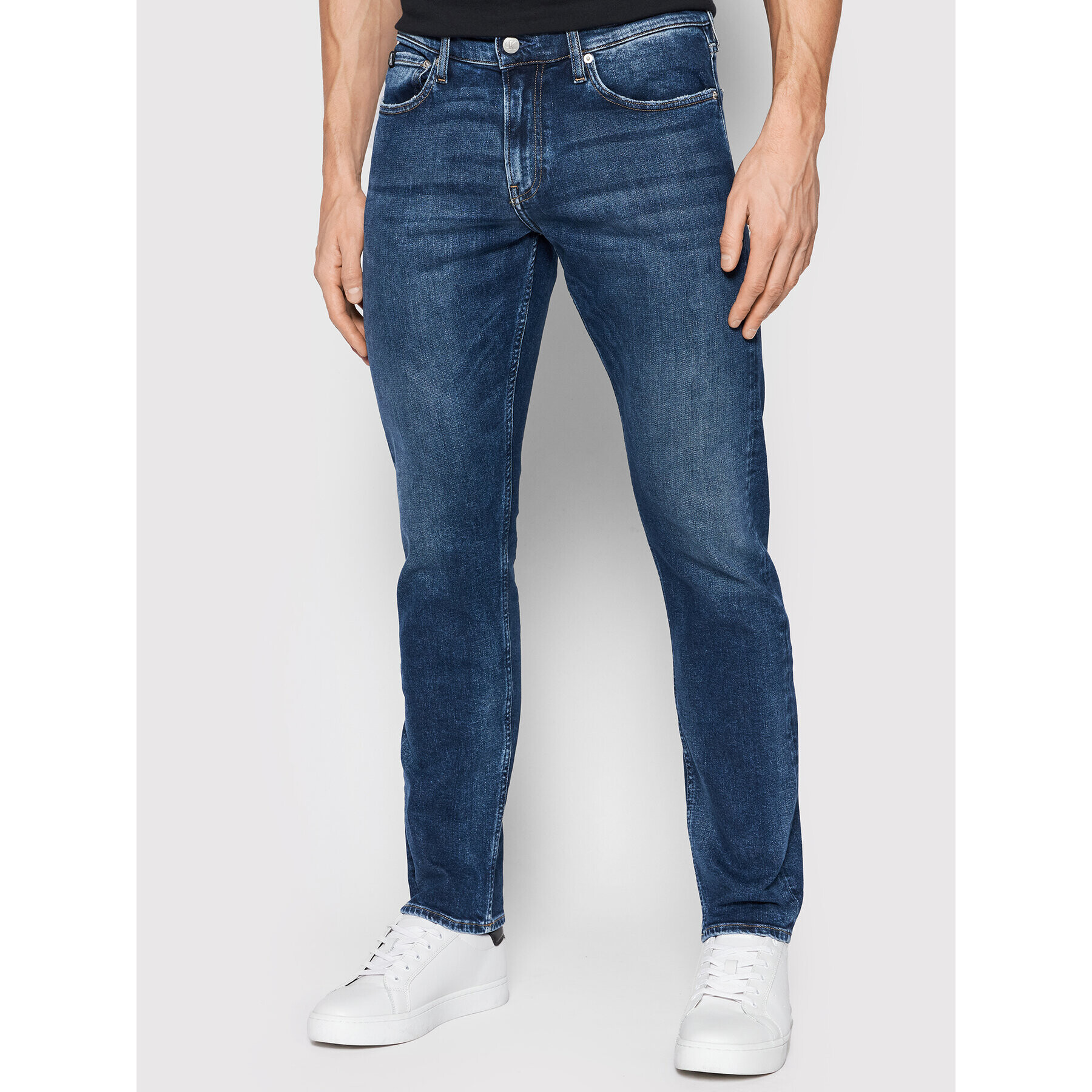 Calvin Klein Jeans Jeansy J30J319847 Modrá Slim Fit - Pepit.cz