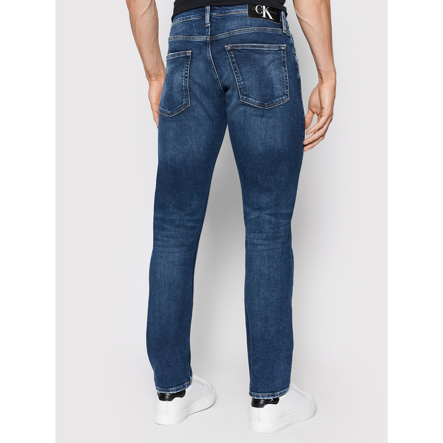 Calvin Klein Jeans Jeansy J30J319847 Modrá Slim Fit - Pepit.cz