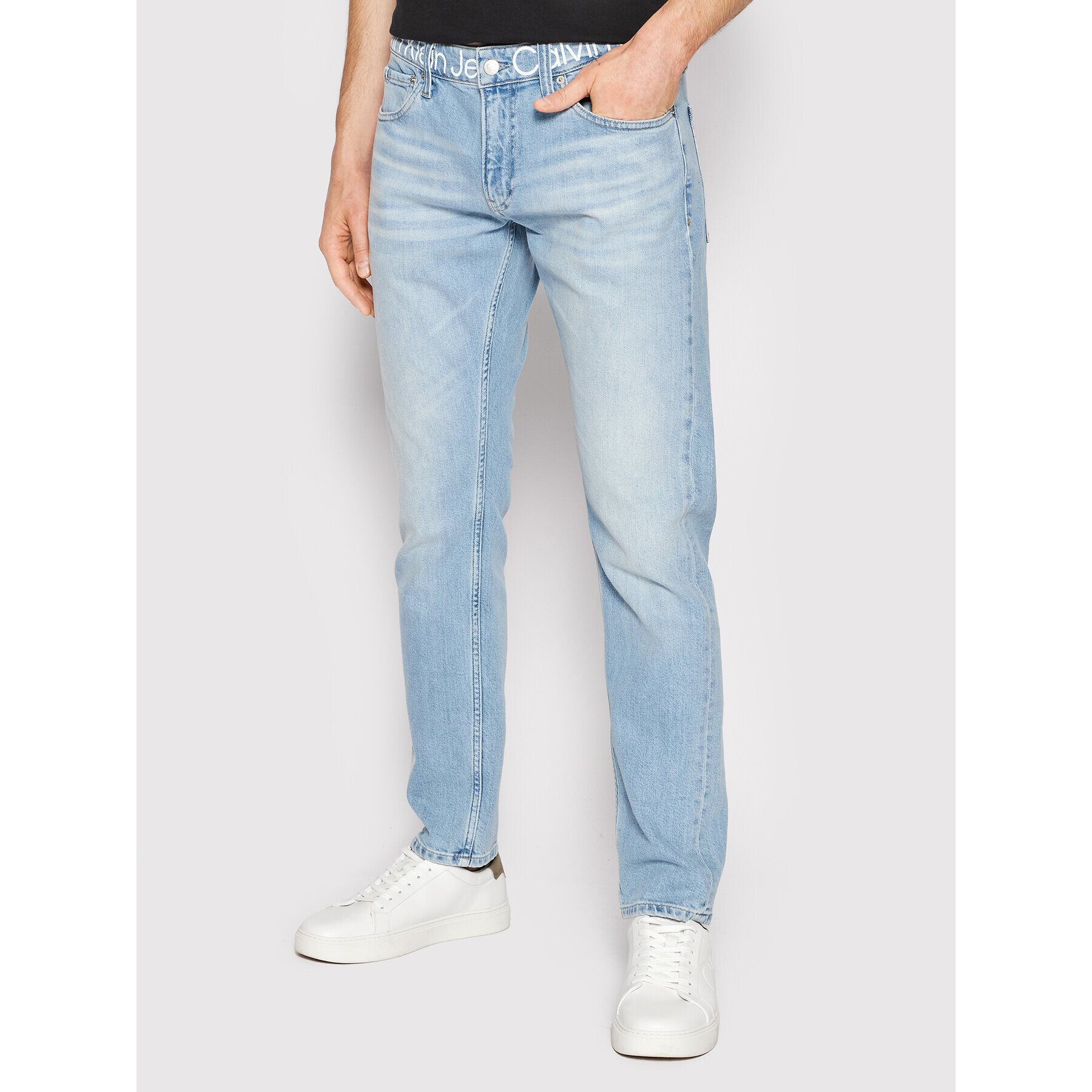 Calvin Klein Jeans Jeansy J30J319849 Modrá Slim Fit - Pepit.cz