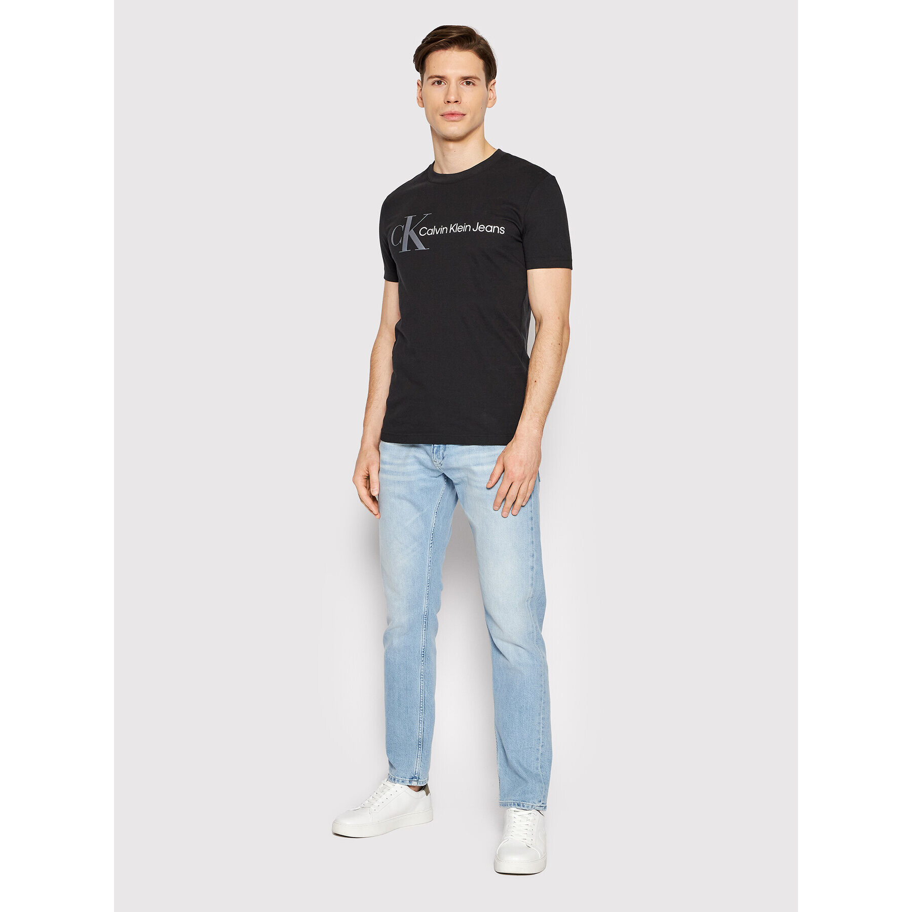 Calvin Klein Jeans Jeansy J30J319849 Modrá Slim Fit - Pepit.cz