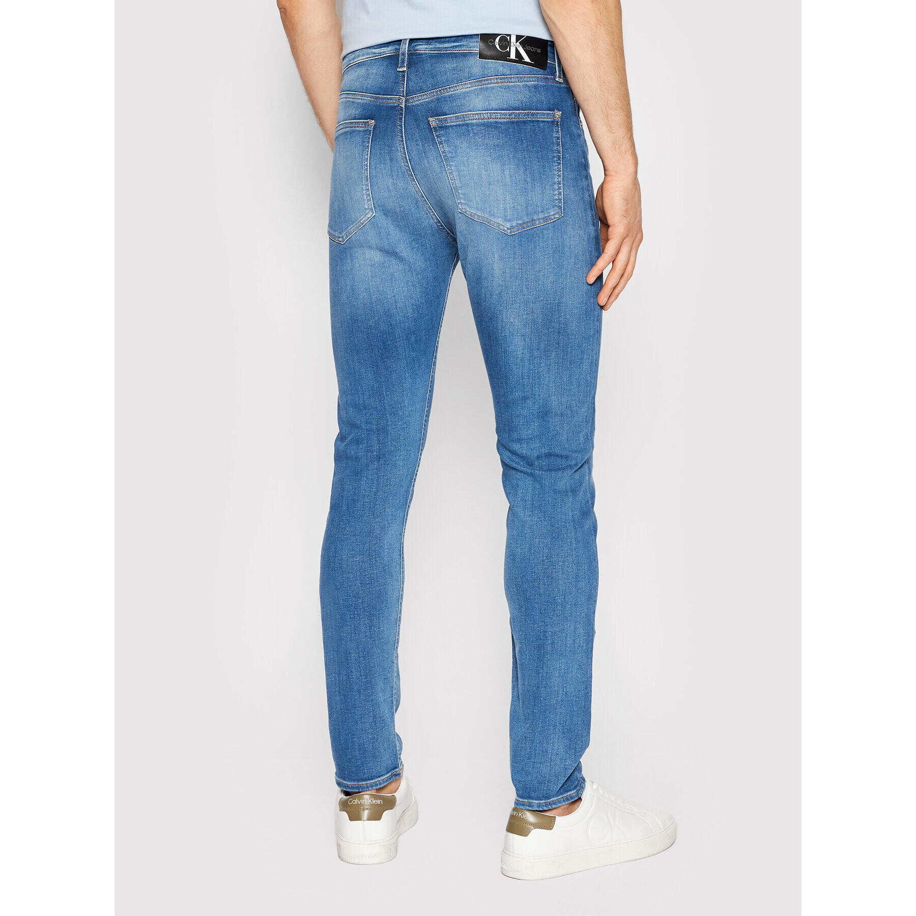 Calvin Klein Jeans Jeansy J30J319864 Modrá Skinny Fit - Pepit.cz