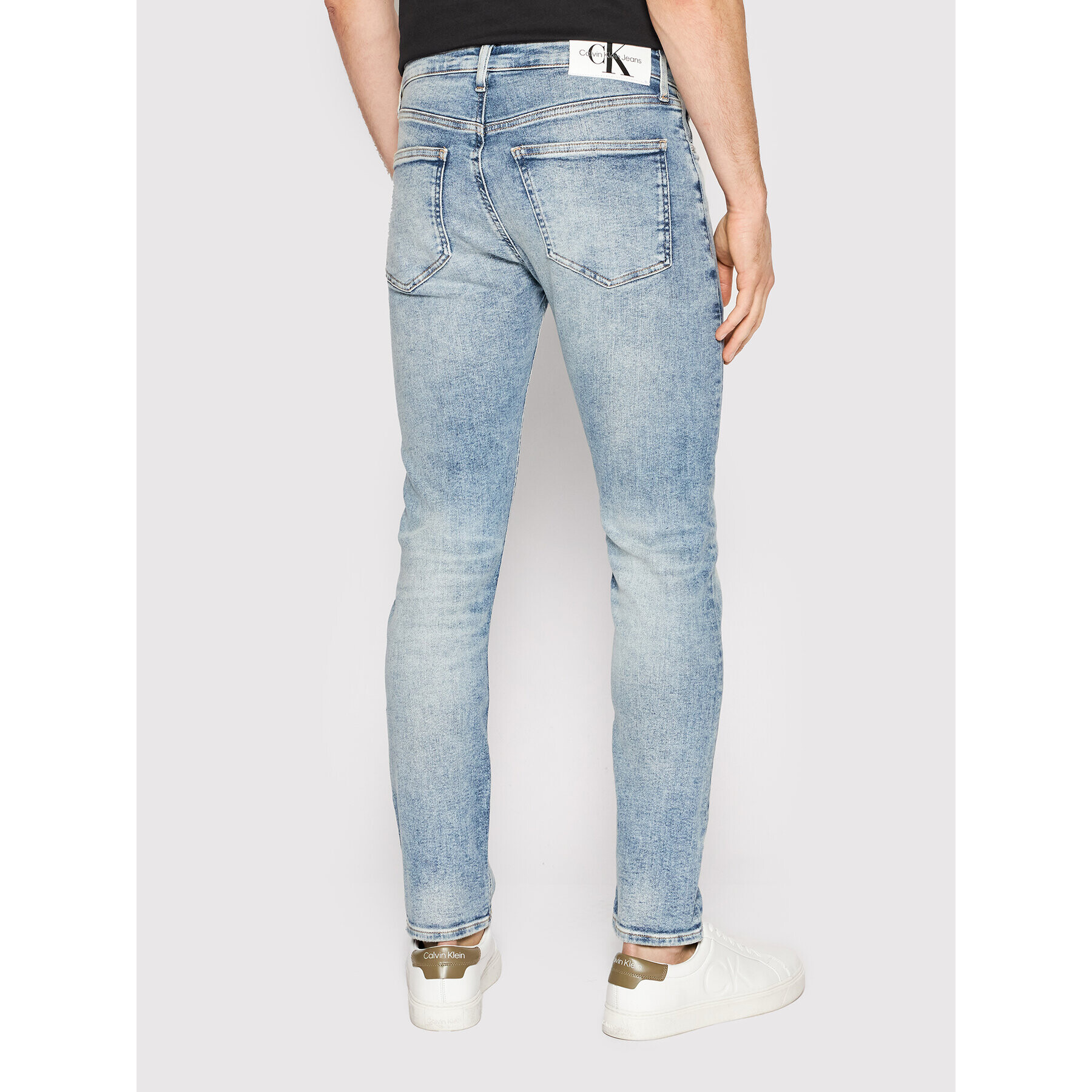 Calvin Klein Jeans Jeansy J30J319873 Modrá Skinny Fit - Pepit.cz