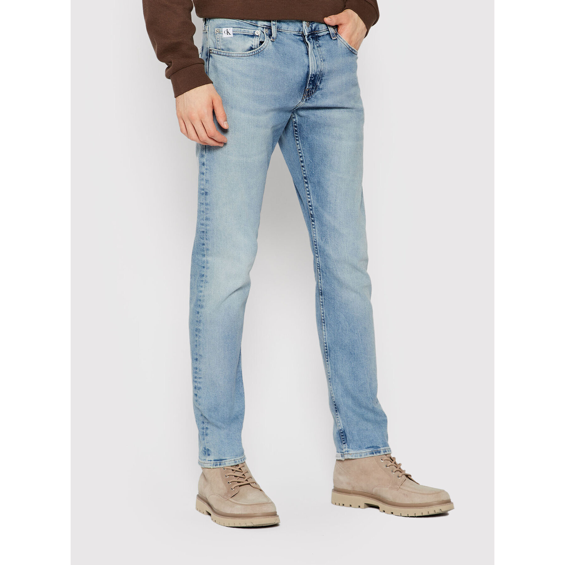 Calvin Klein Jeans Jeansy J30J319968 Modrá Slim Fit - Pepit.cz