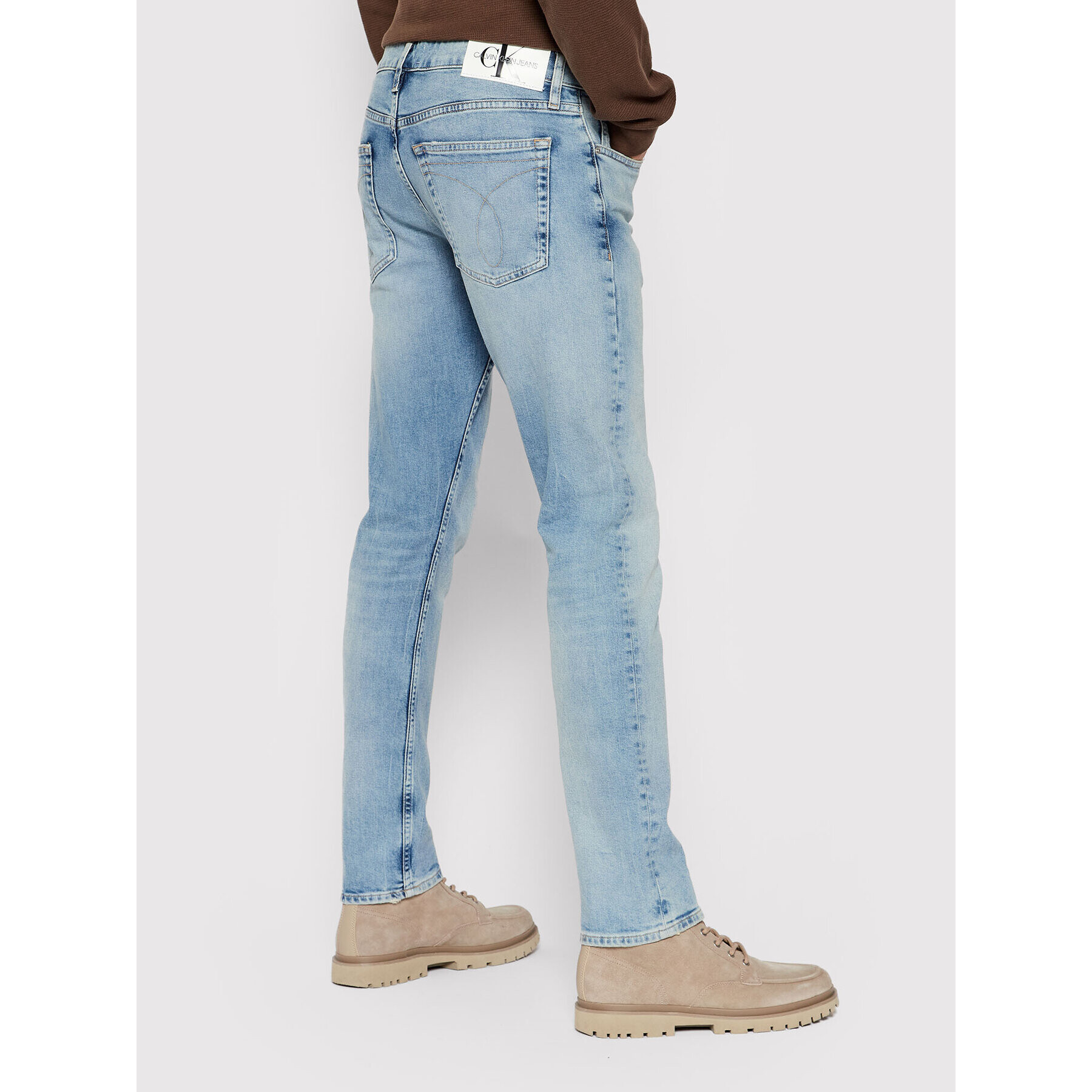 Calvin Klein Jeans Jeansy J30J319968 Modrá Slim Fit - Pepit.cz