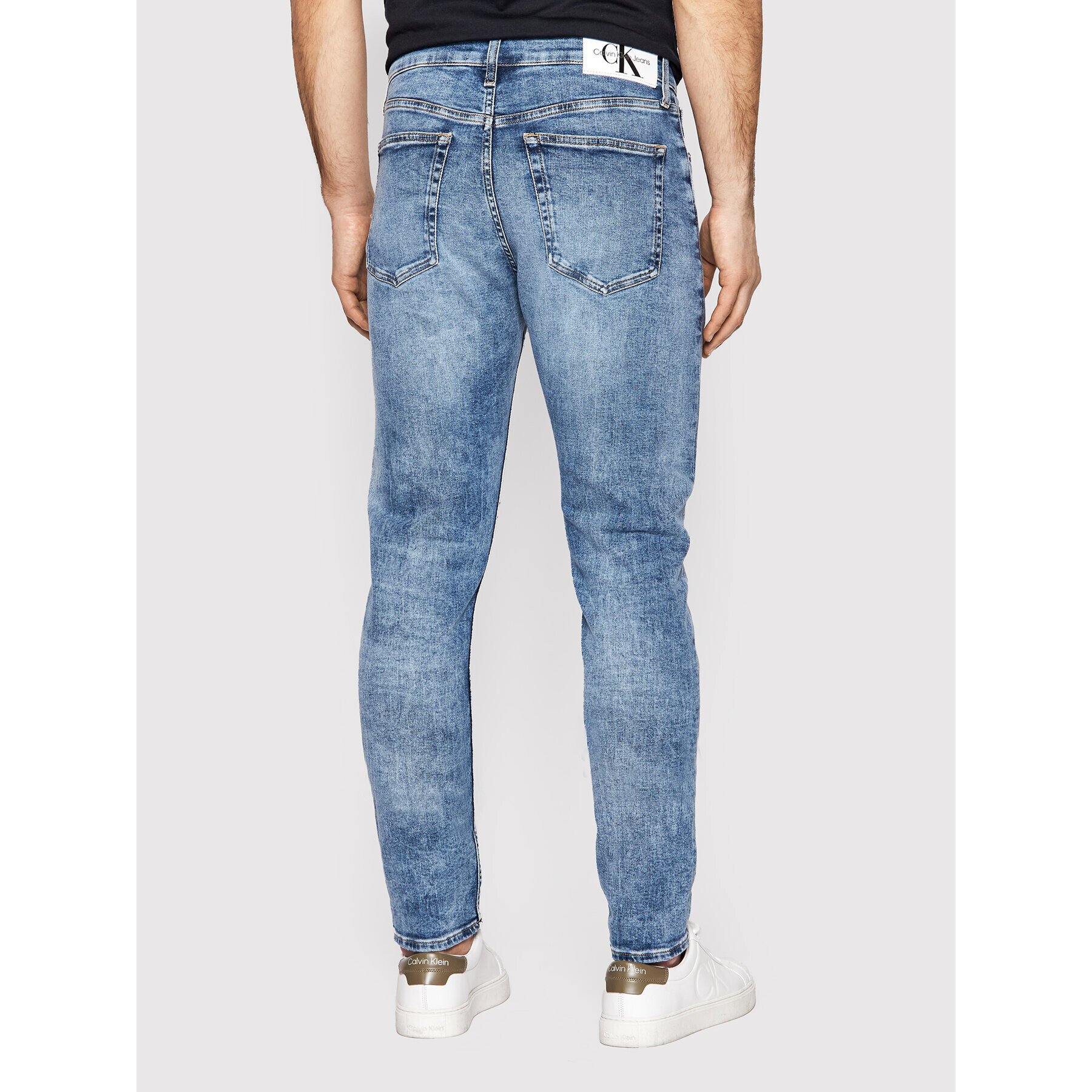 Calvin Klein Jeans Jeansy J30J320448 Modrá Slim Fit - Pepit.cz