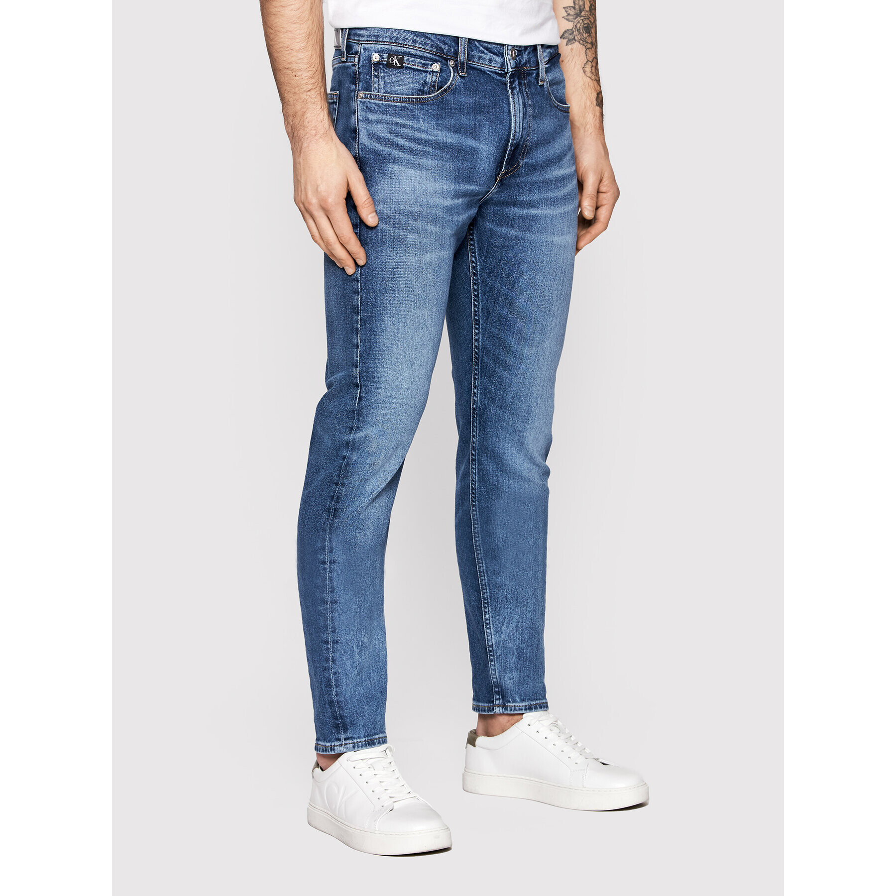 Calvin Klein Jeans Jeansy J30J320450 Modrá Slim Fit - Pepit.cz