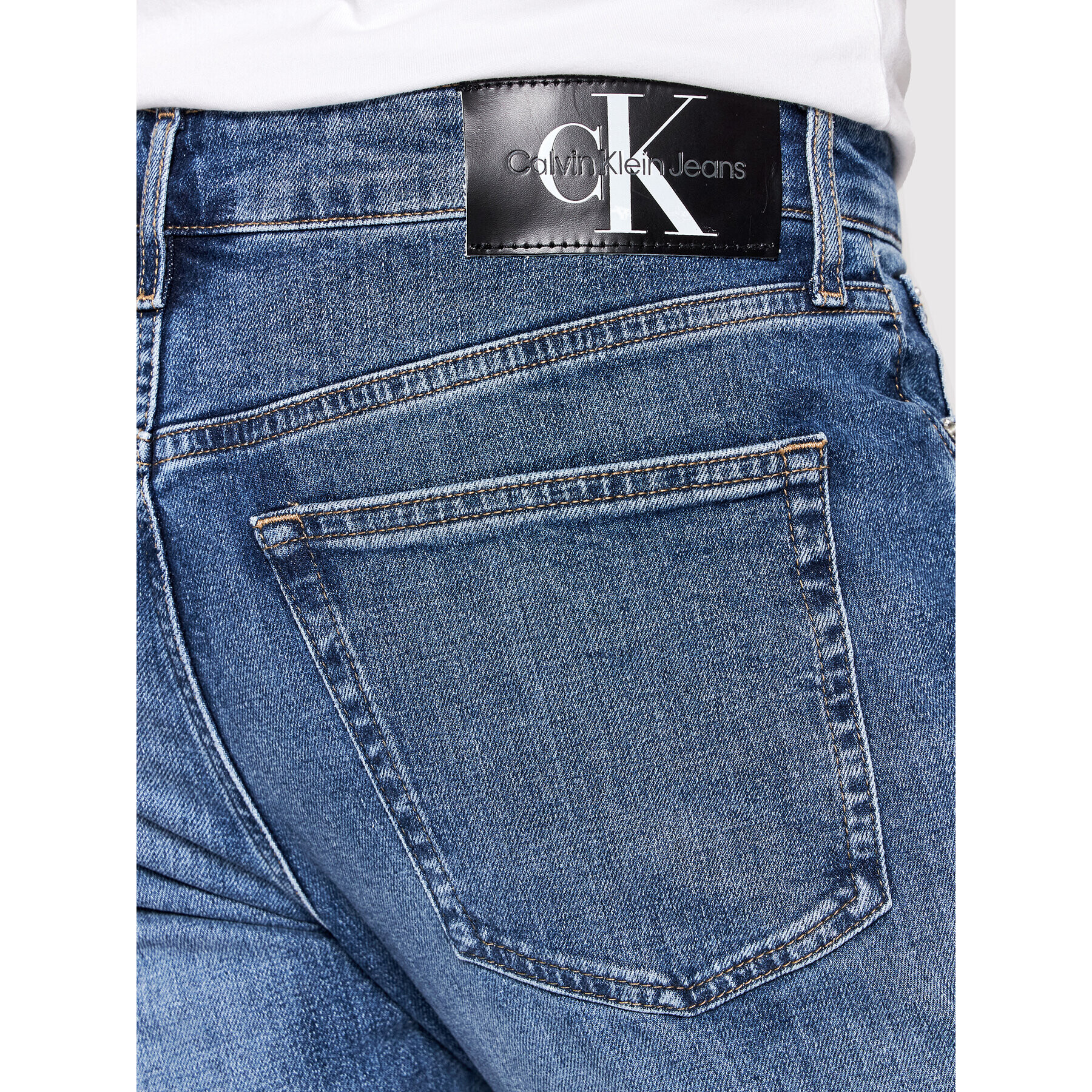 Calvin Klein Jeans Jeansy J30J320450 Modrá Slim Fit - Pepit.cz