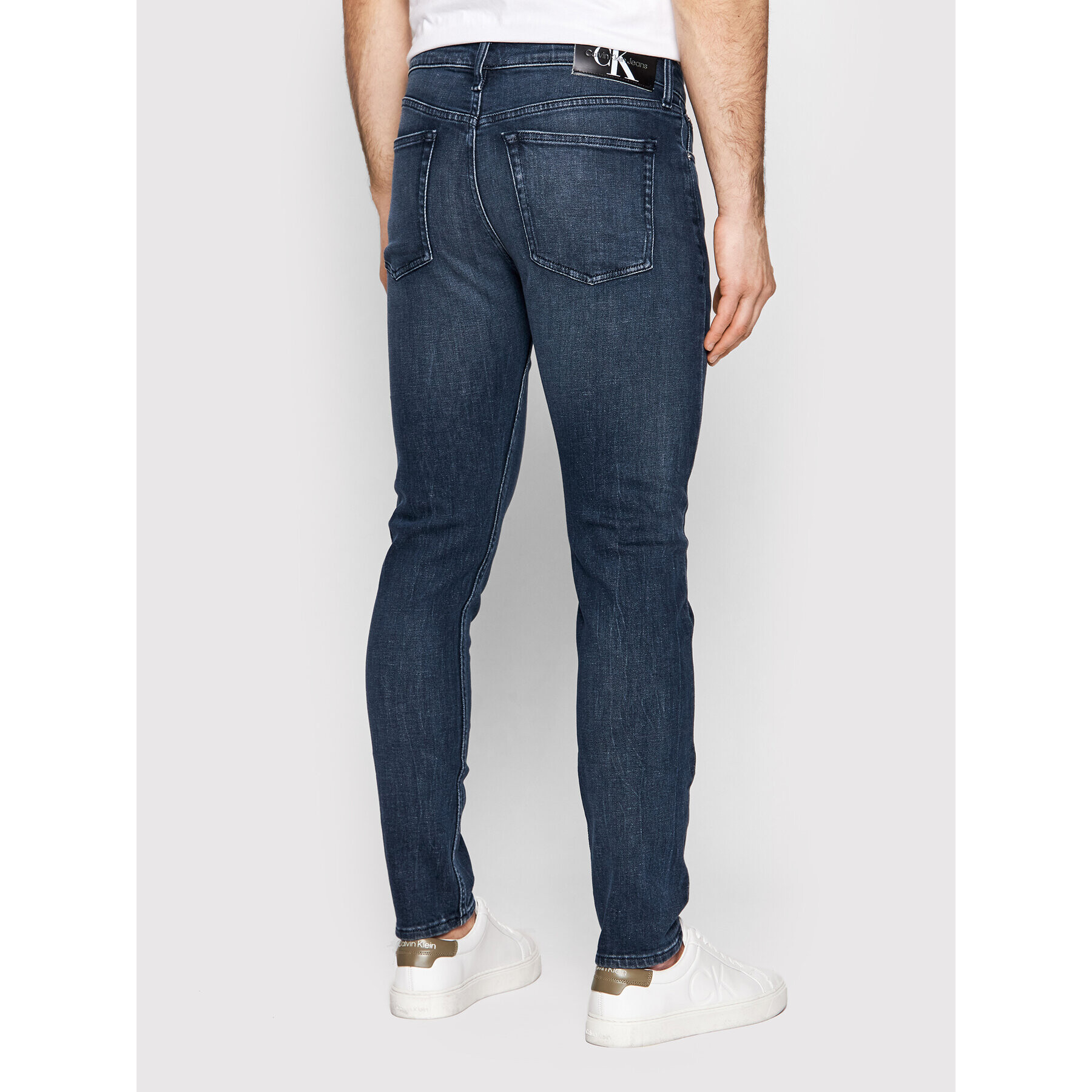 Calvin Klein Jeans Jeansy J30J320452 Tmavomodrá Slim Fit - Pepit.cz