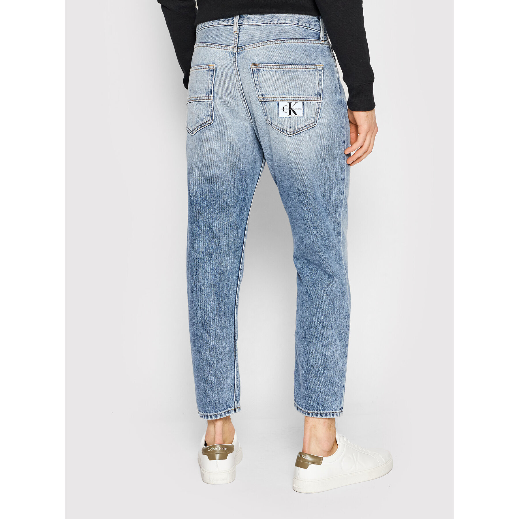 Calvin Klein Jeans Jeansy J30J320459 Modrá Regular Fit - Pepit.cz