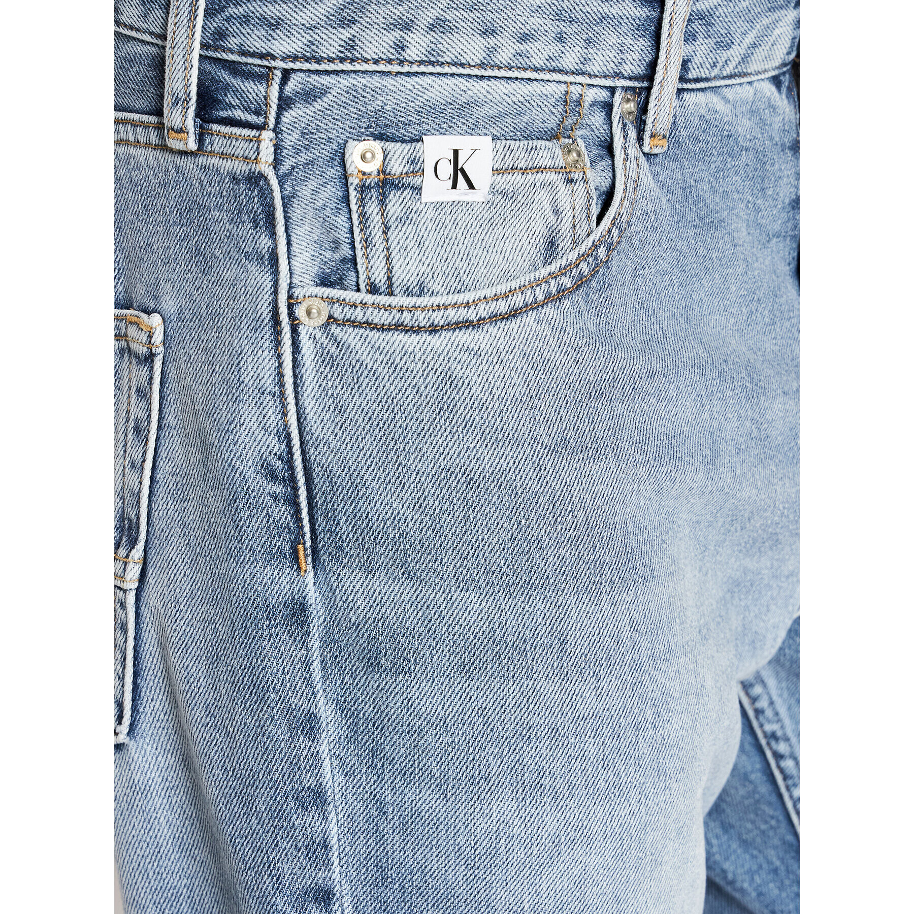 Calvin Klein Jeans Jeansy J30J320459 Modrá Regular Fit - Pepit.cz