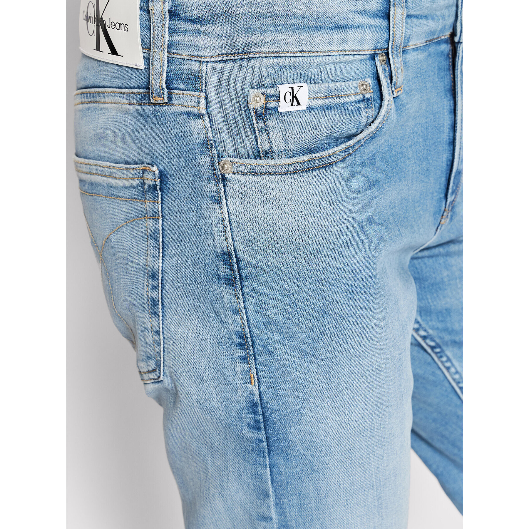 Calvin Klein Jeans Jeansy J30J320470 Modrá Slim Fit - Pepit.cz