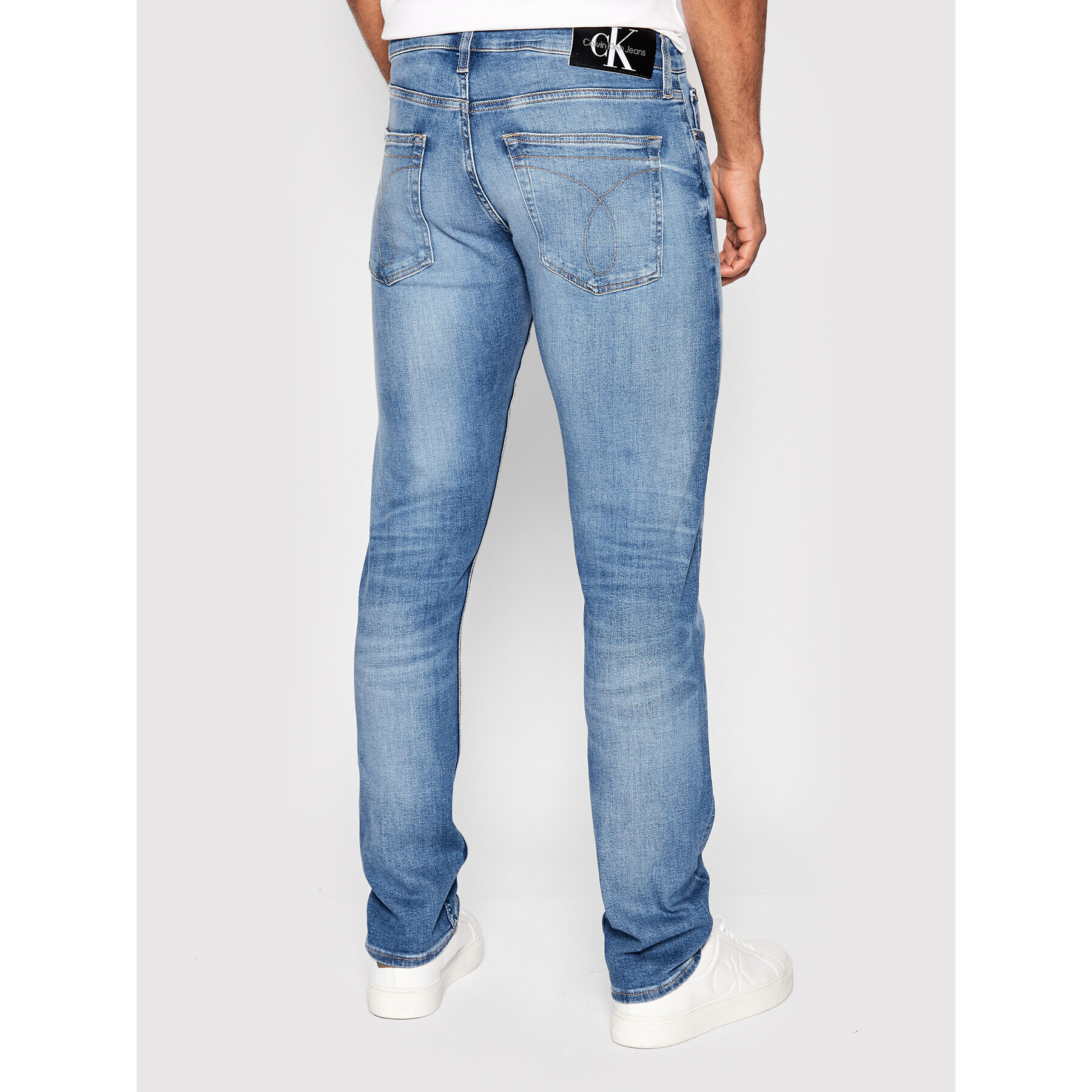 Calvin Klein Jeans Jeansy J30J321122 Modrá Slim Fit - Pepit.cz