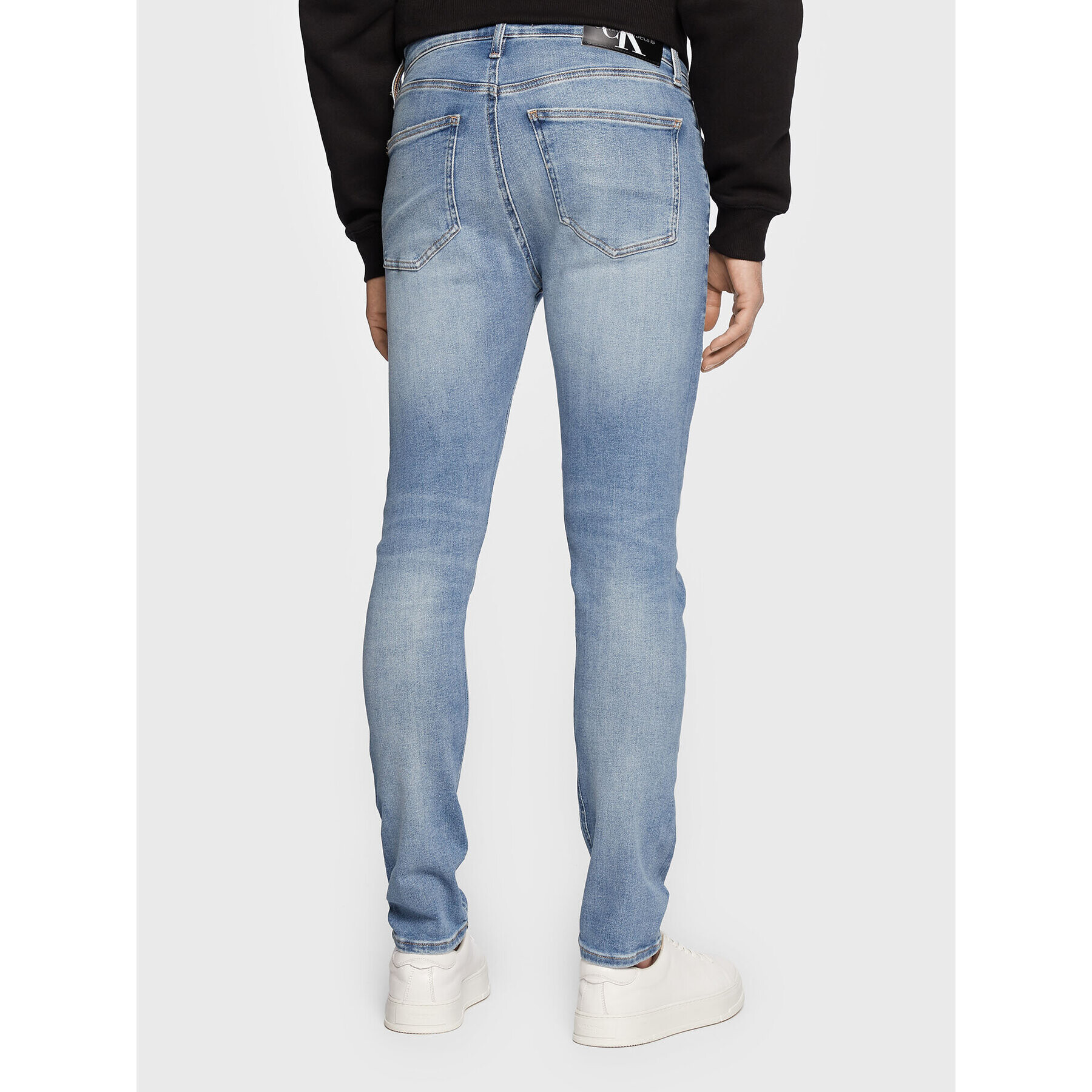 Calvin Klein Jeans Jeansy J30J321127 Modrá Skinny Fit - Pepit.cz